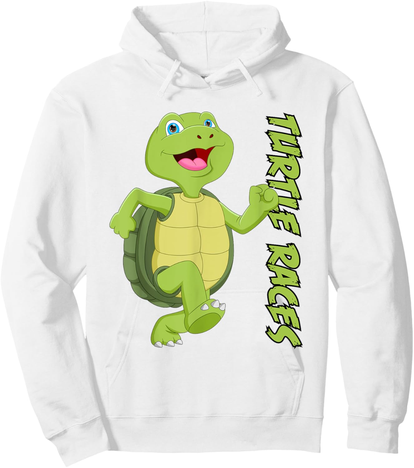 Turtle Races Summer Turtle Racing Hoodie - Hoodie | White