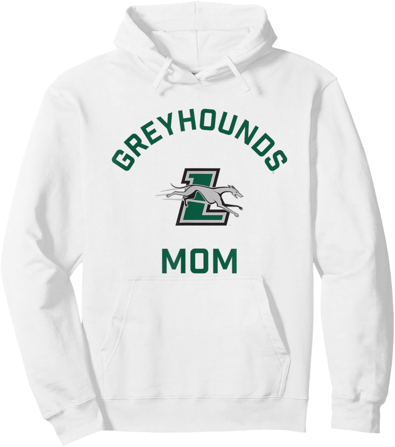 Loyola University Maryland Greyhounds Arched Mom Hoodie - Hoodie | White