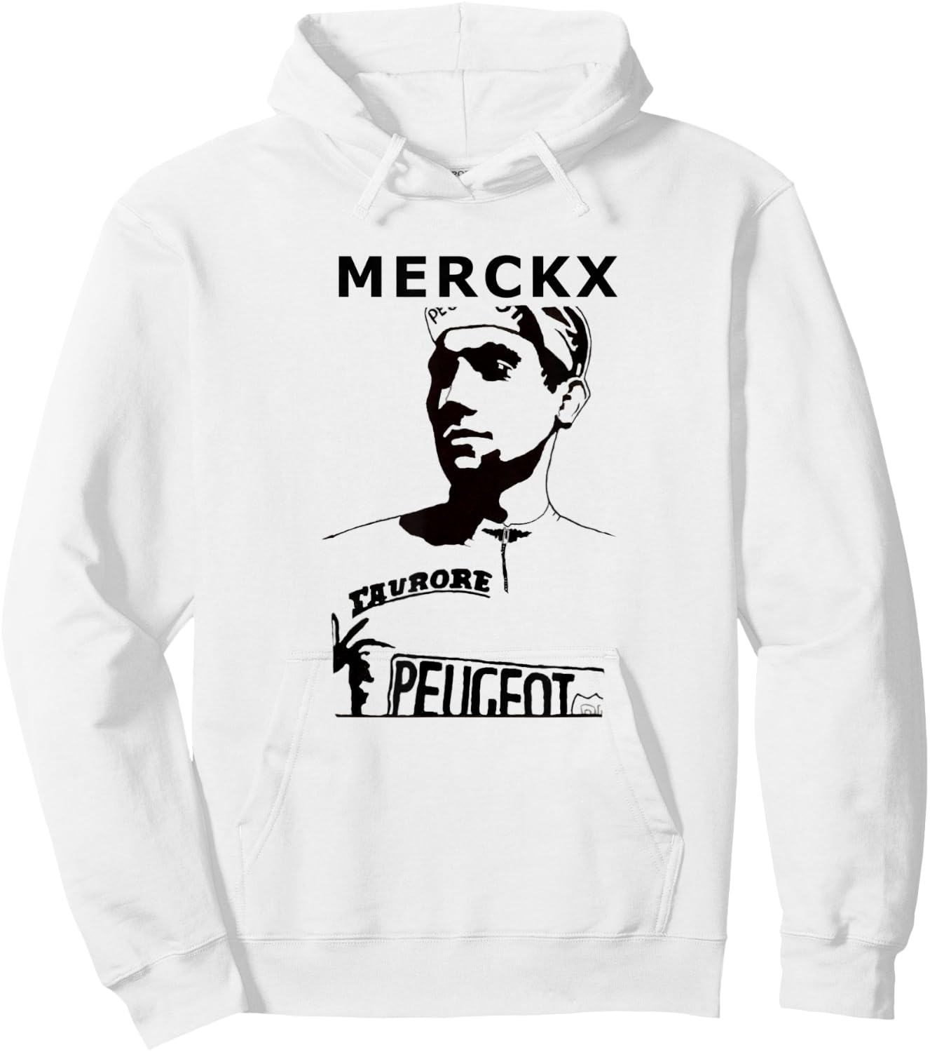Eddy Merckx The Cannibal Jersey Hoodie - Hoodie | White