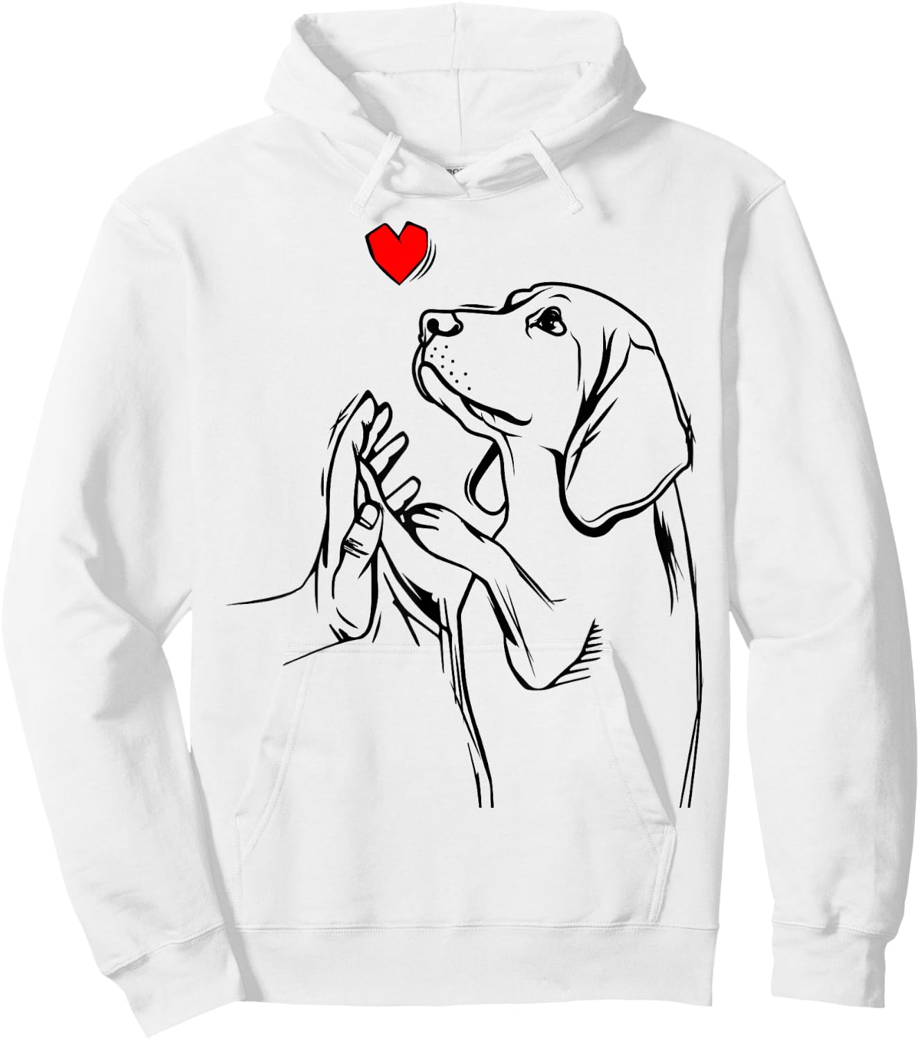 Beagle Love Dog Mom Girls Hoodie - Hoodie | White