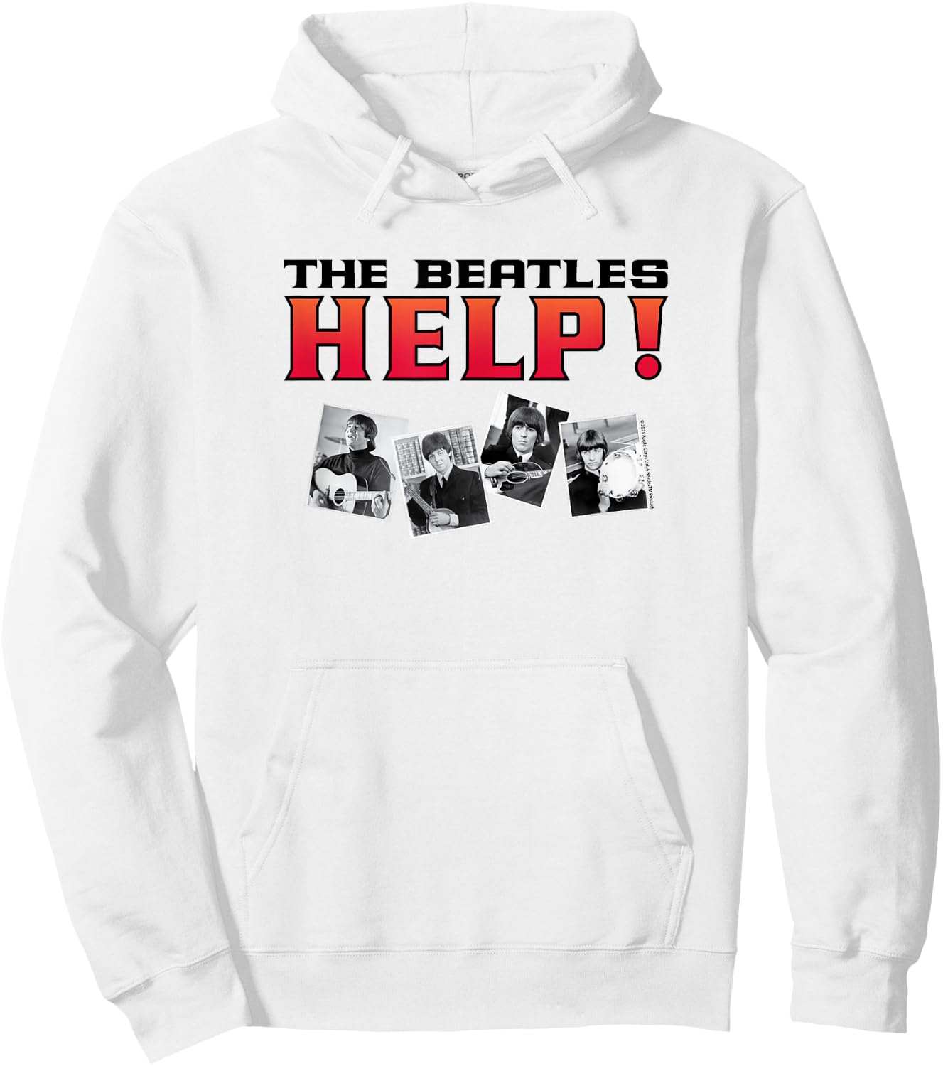 The Beatles - Help! Hoodie - Hoodie | White