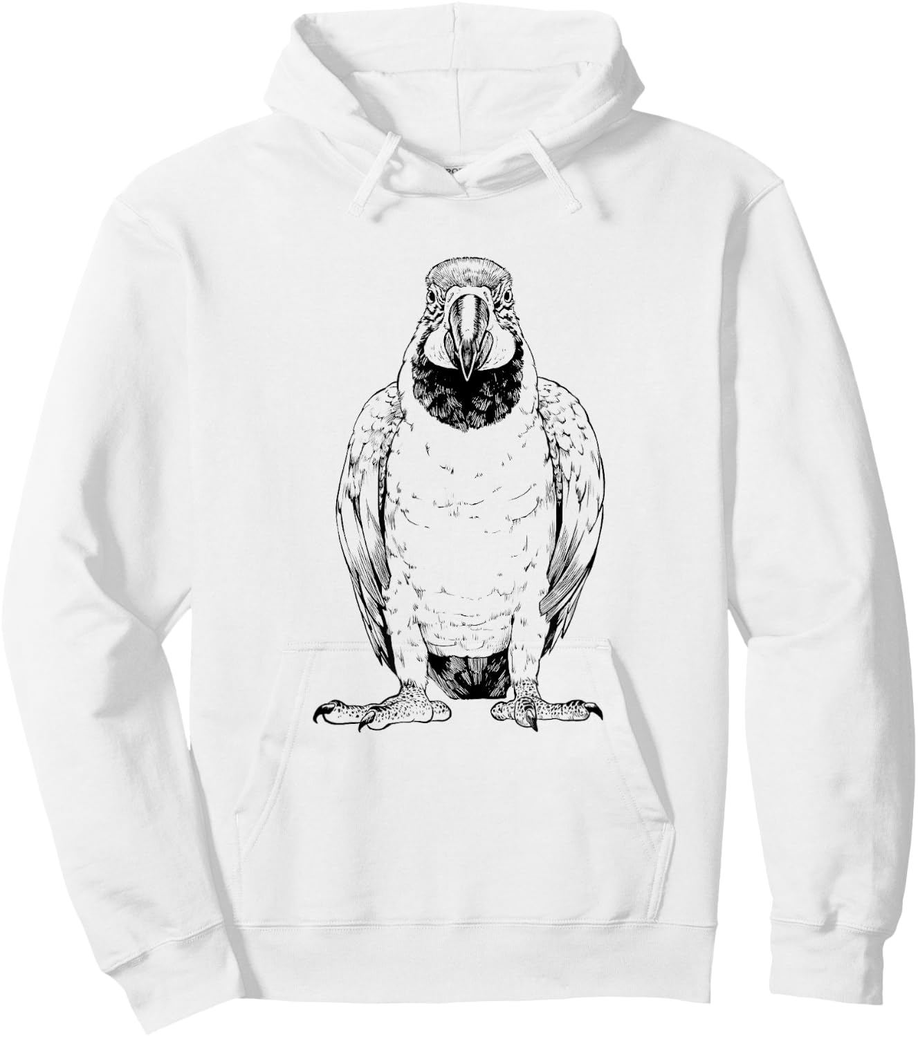 Blue and Gold Macaw Mom Bird Lover Pet Lover Hoodie - Hoodie | White