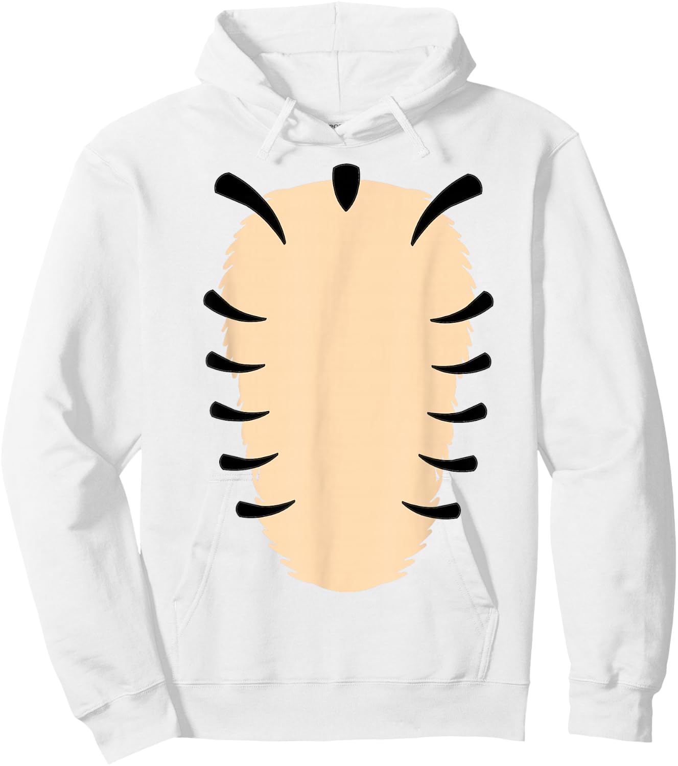 tigerfamily tigee Orange Adult Tiger Costume Adult Women Hoodie - Hoodie | White