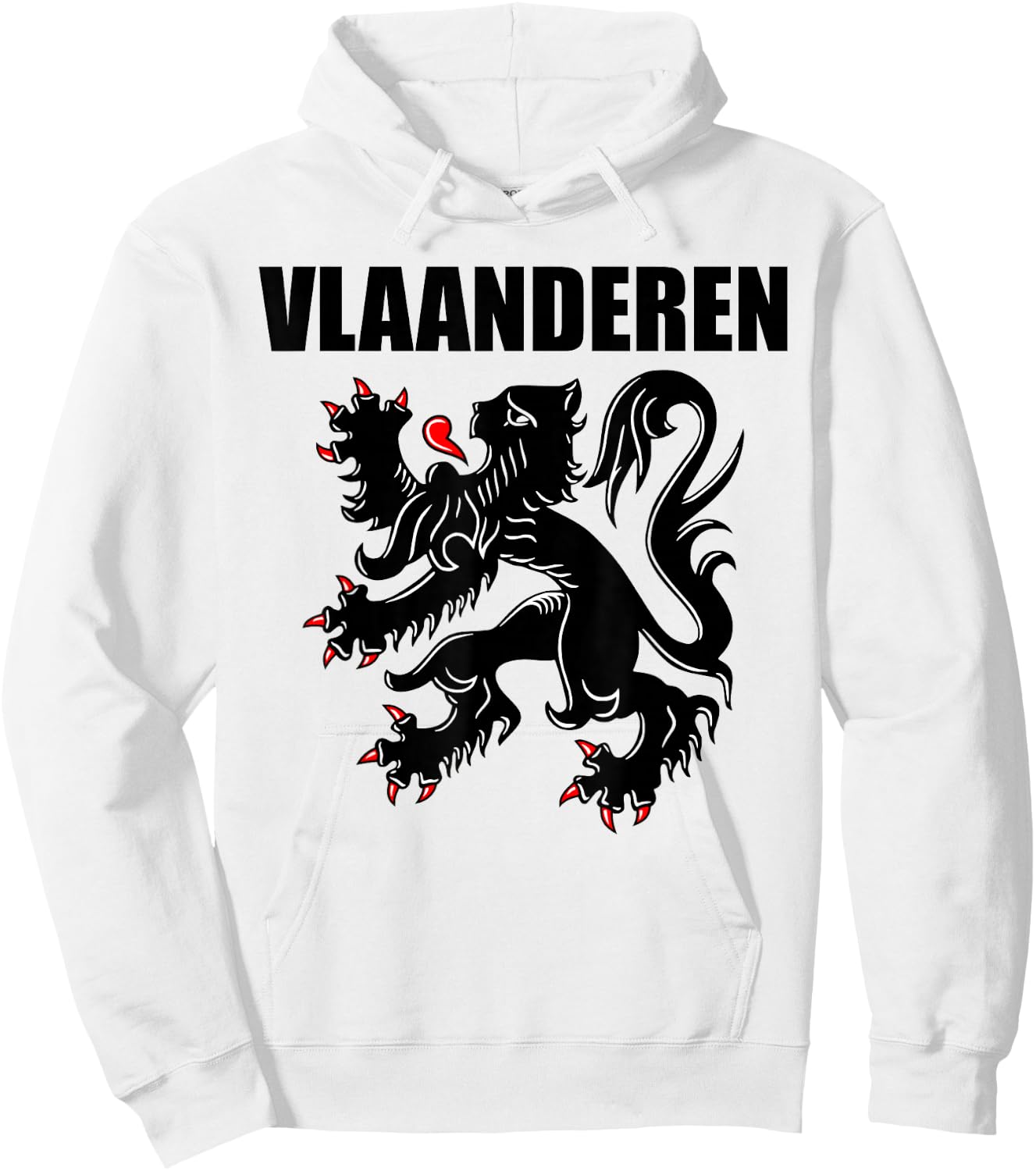 Flanders Belgium Flemish Lion Souvenir Vlaanderen Dutch Hoodie - Hoodie | White