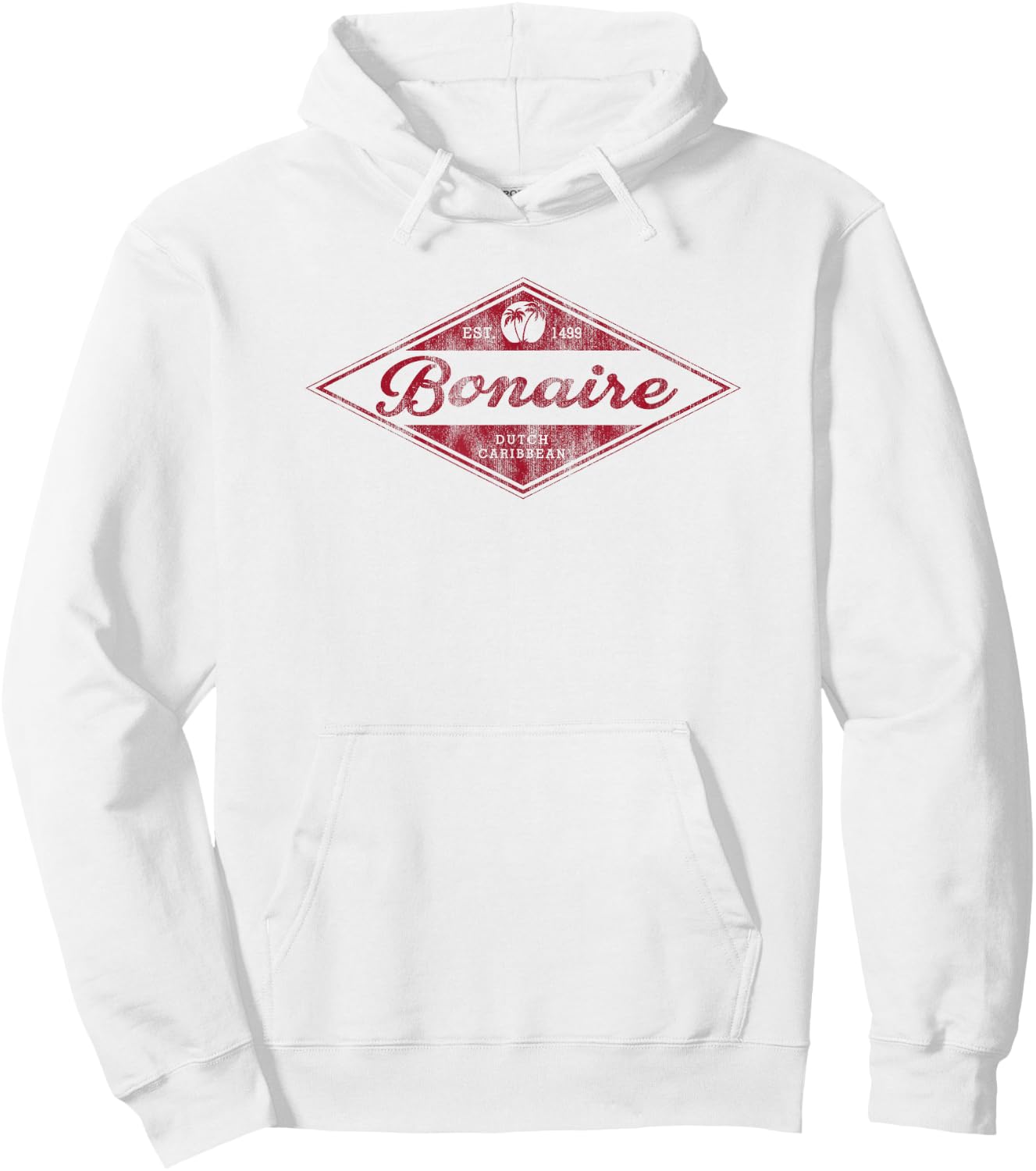 Vintage Bonaire Souvenir Retro Vacation Hoodie - Hoodie | White