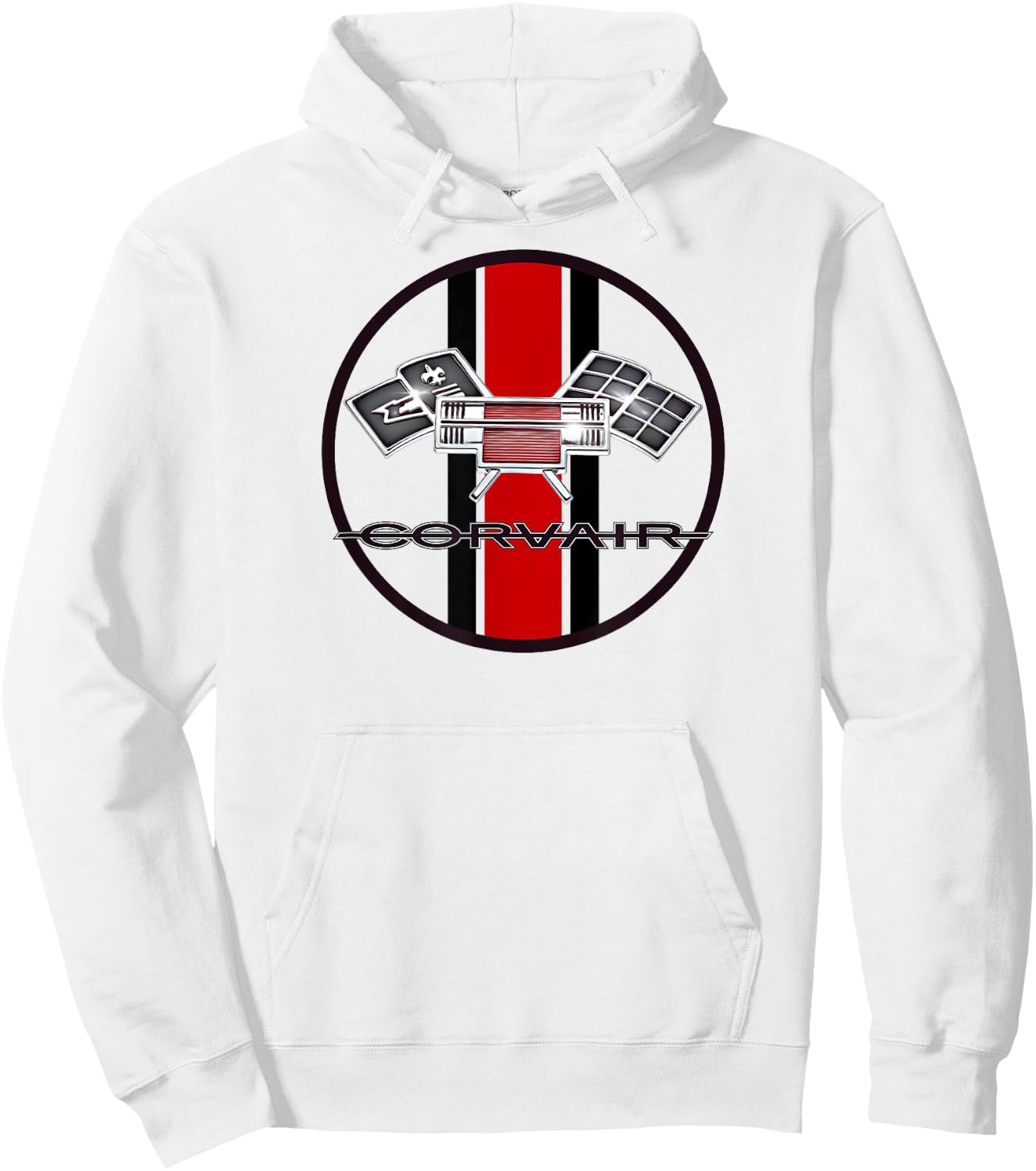 Corvair High Performance Flags 1961, 1962, 1963, 1964 Hoodie - Hoodie | White
