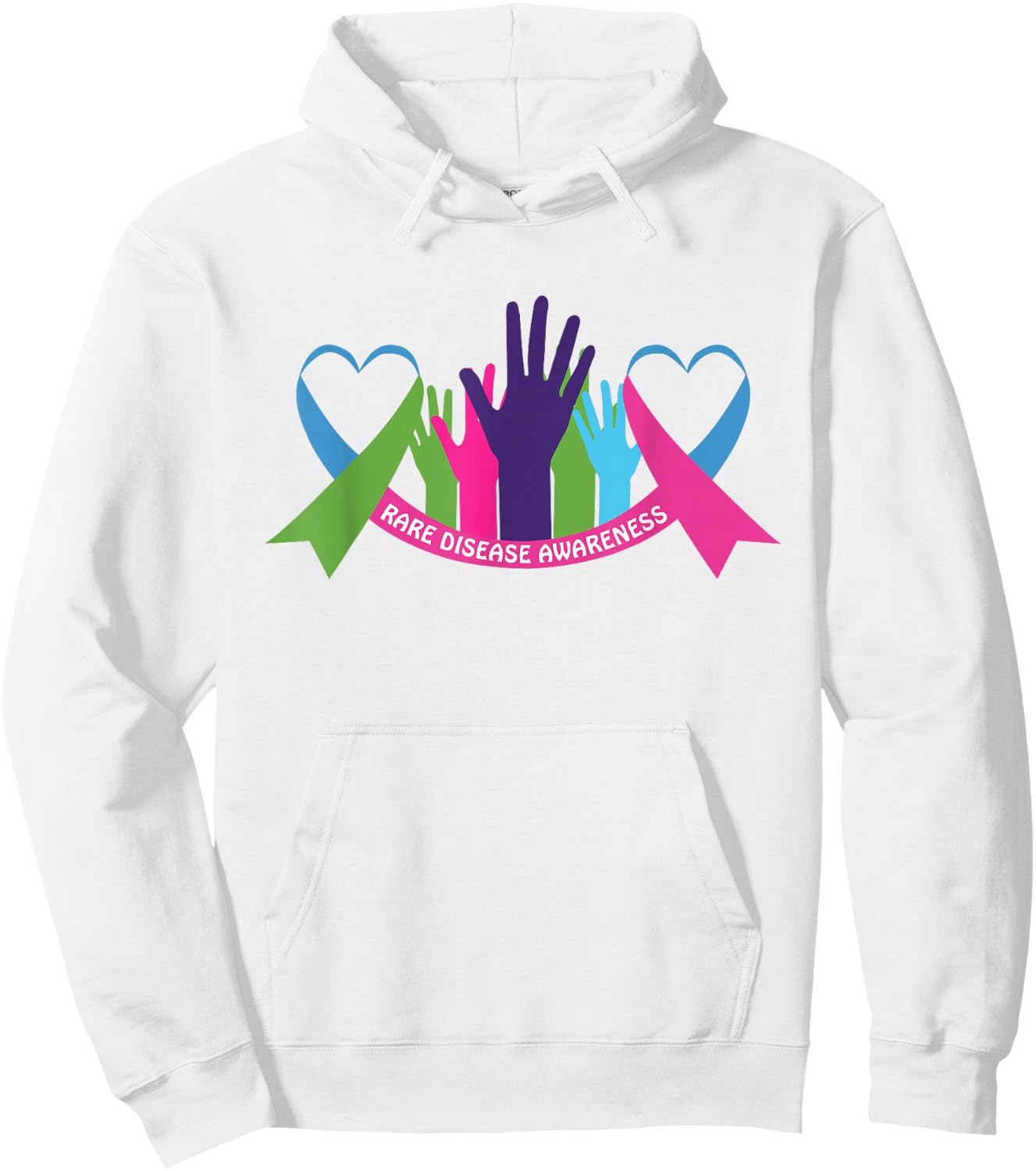 Rare Disease Awareness | Rare Disease Day Hoodie - Hoodie | White