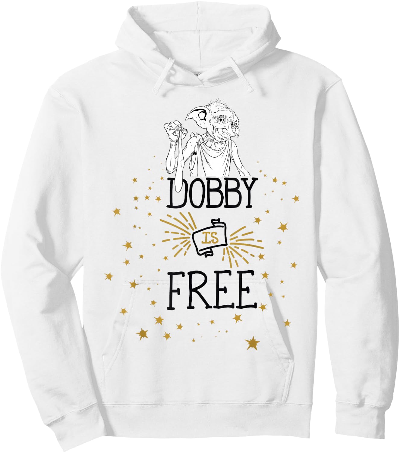 Harry Potter Dobby is Free Hoodie - Hoodie | White