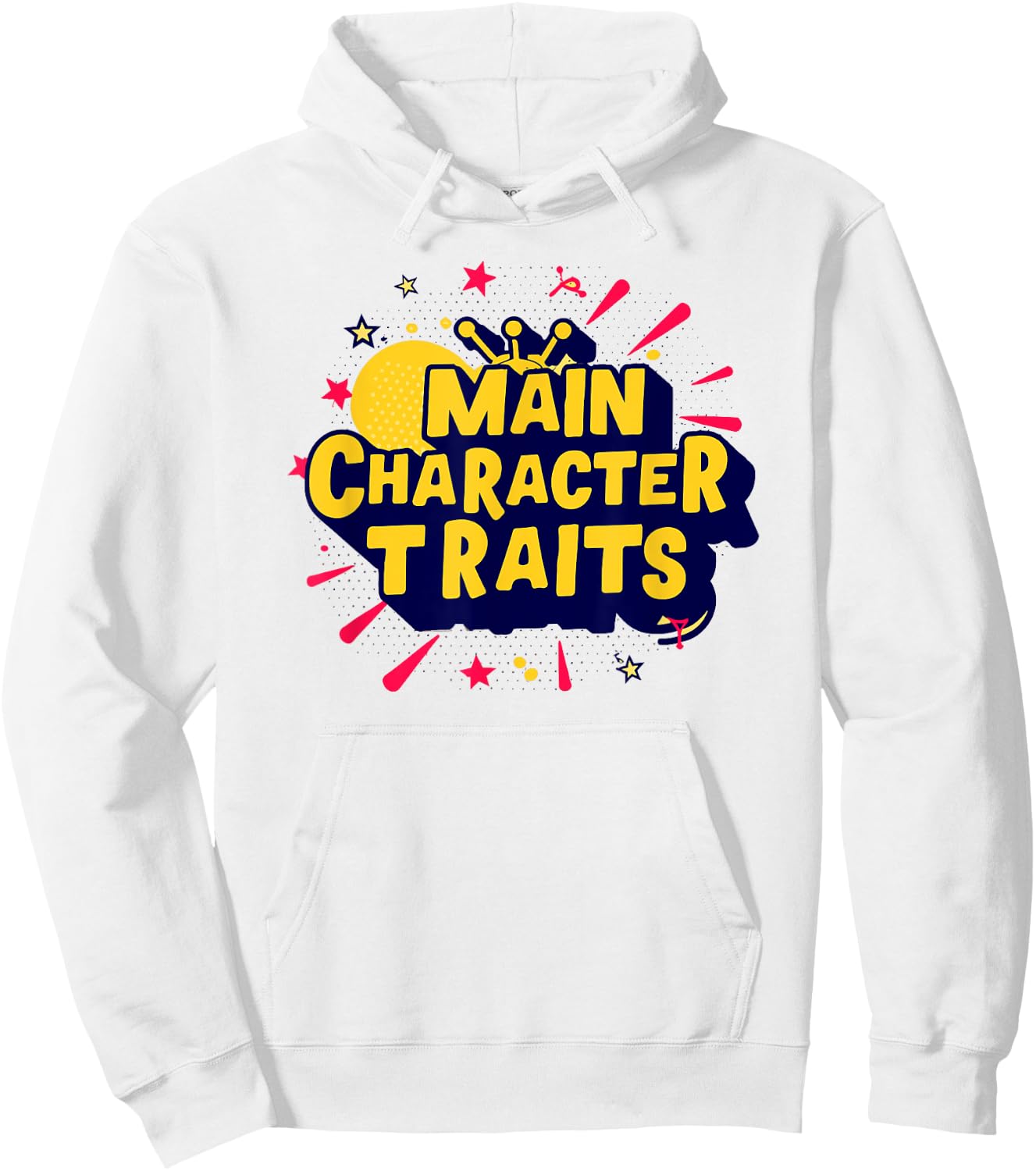 Main Character Traits Hoodie - Hoodie | White