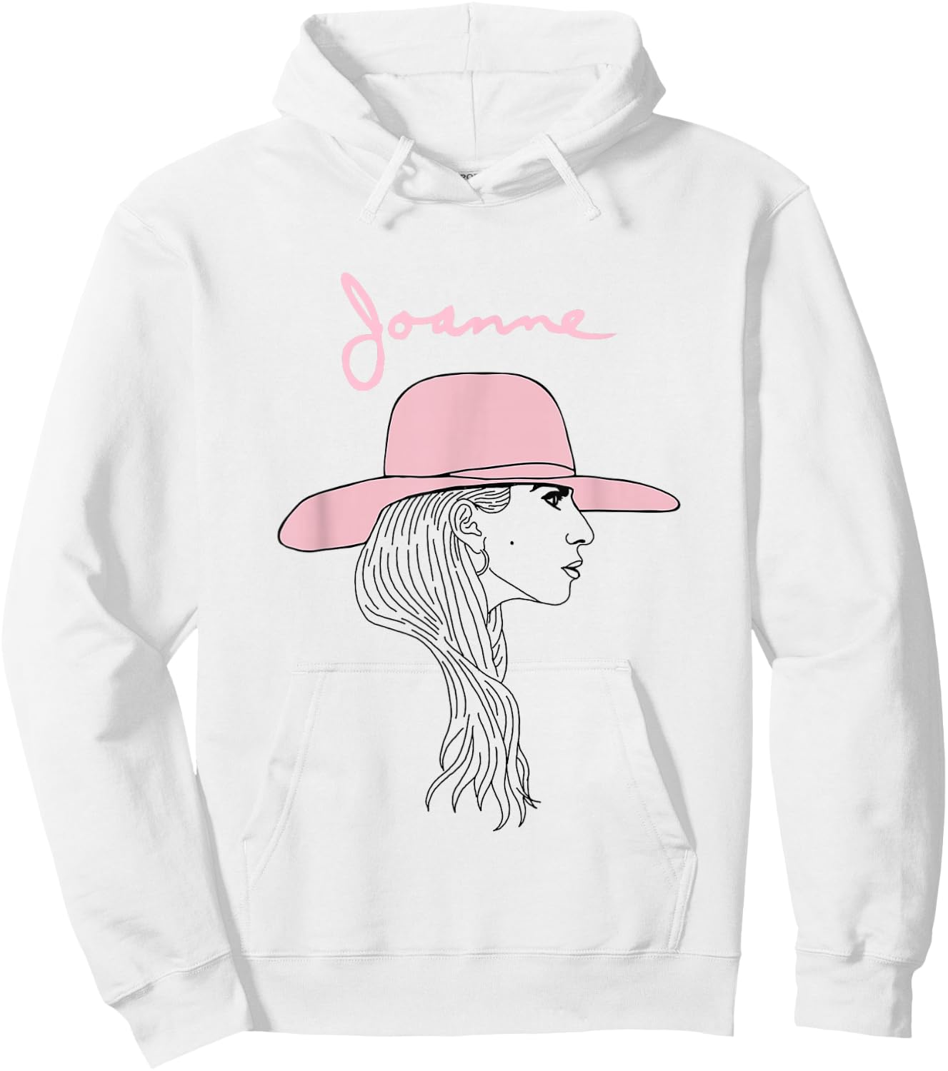Lady Gaga Joanne Sketch Hoodie - Hoodie | White