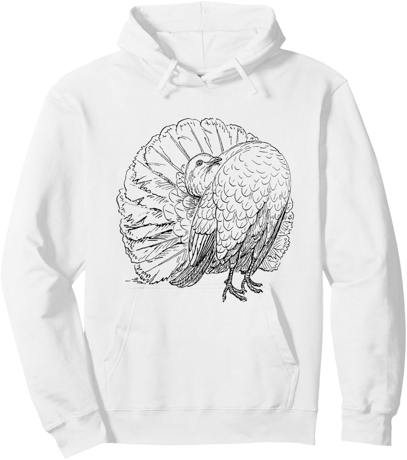 Fantail Pigeon Bird Ornithologist Hoodie - Hoodie | White