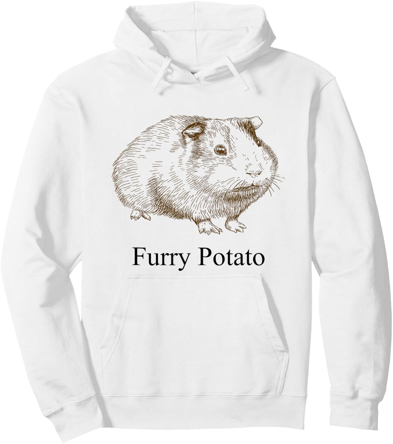 Furry Potato Hoodie - Hoodie | White