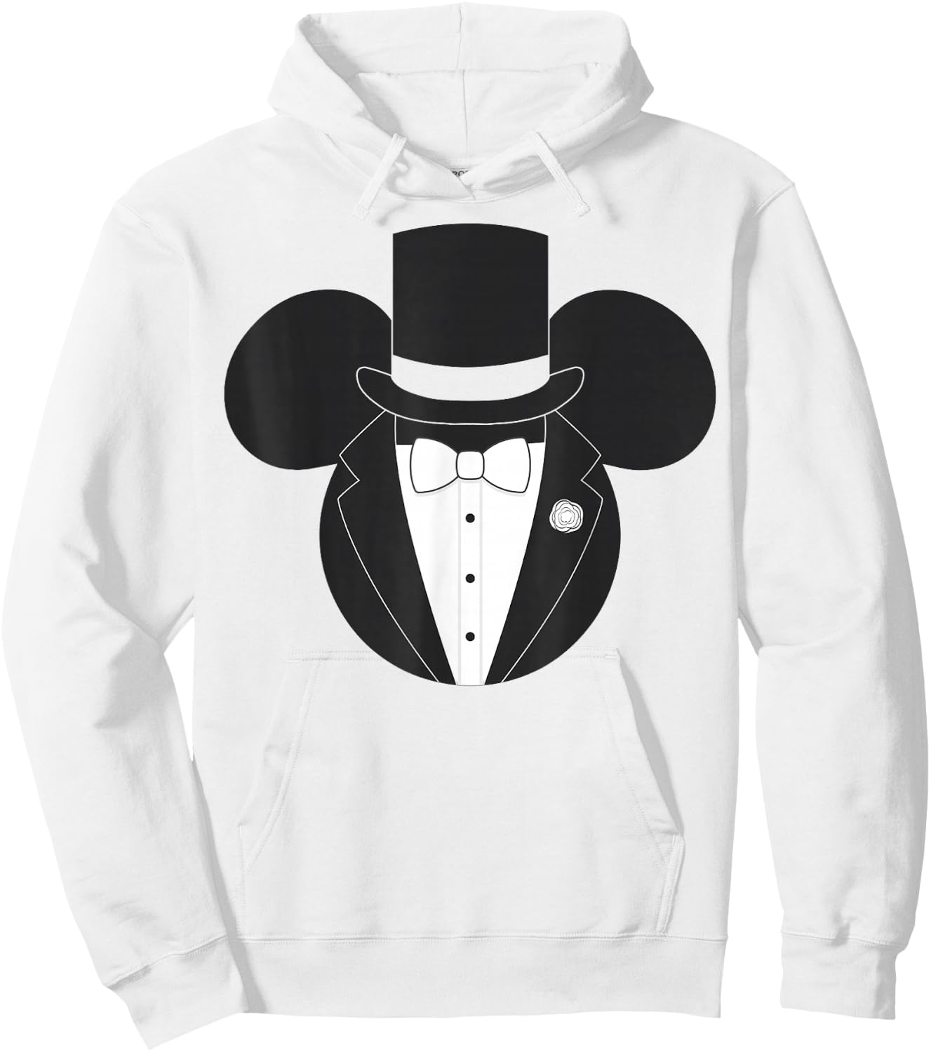 Disney Mickey and Friends Mickey Groom Hoodie - Hoodie | White