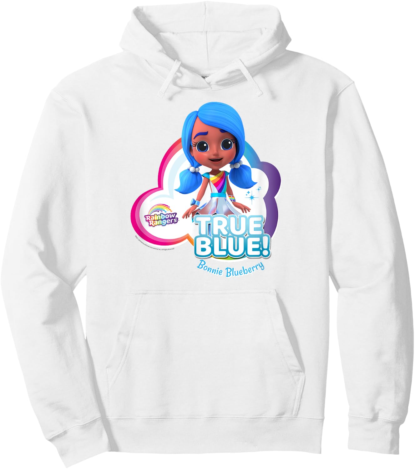 Rainbow Rangers Bonnie Blueberry "True Blue!" Hoodie - Hoodie | White