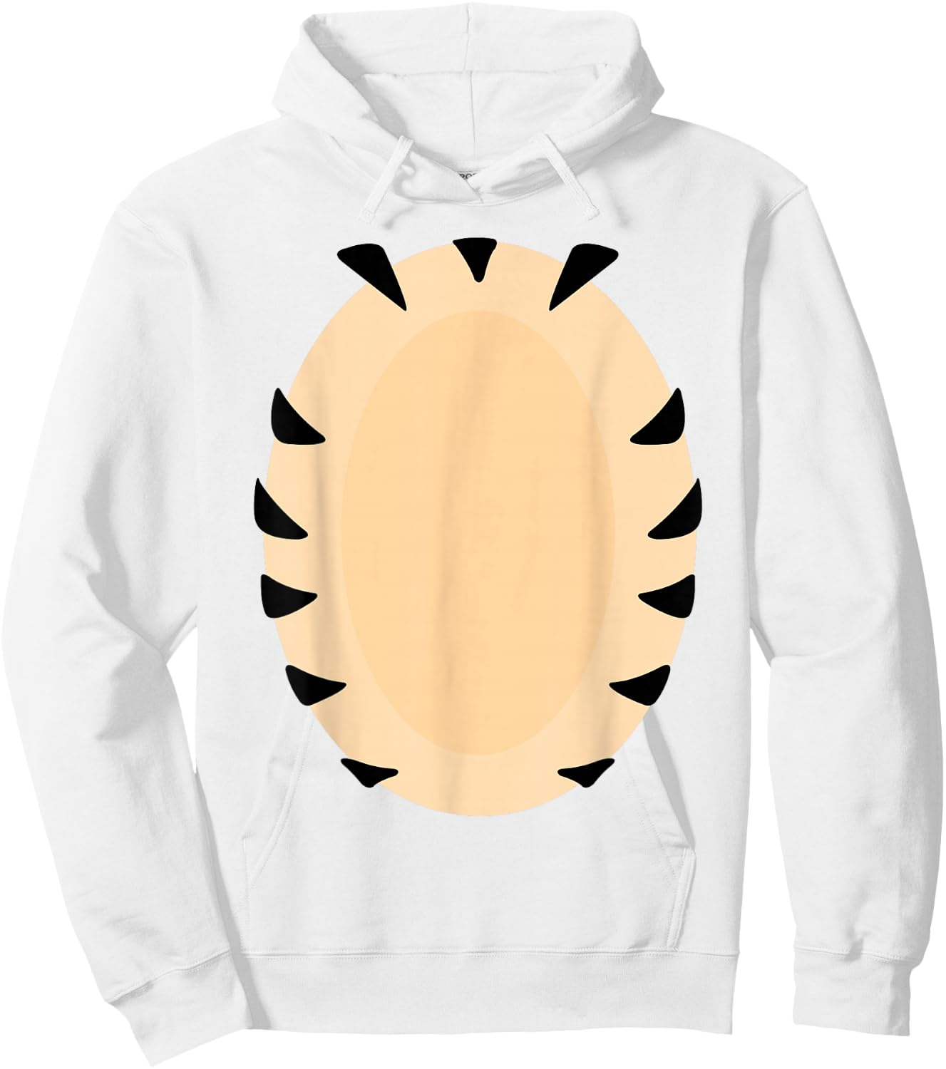 Tiger Costume Men Orange Adult DIY Hoodie - Hoodie | White