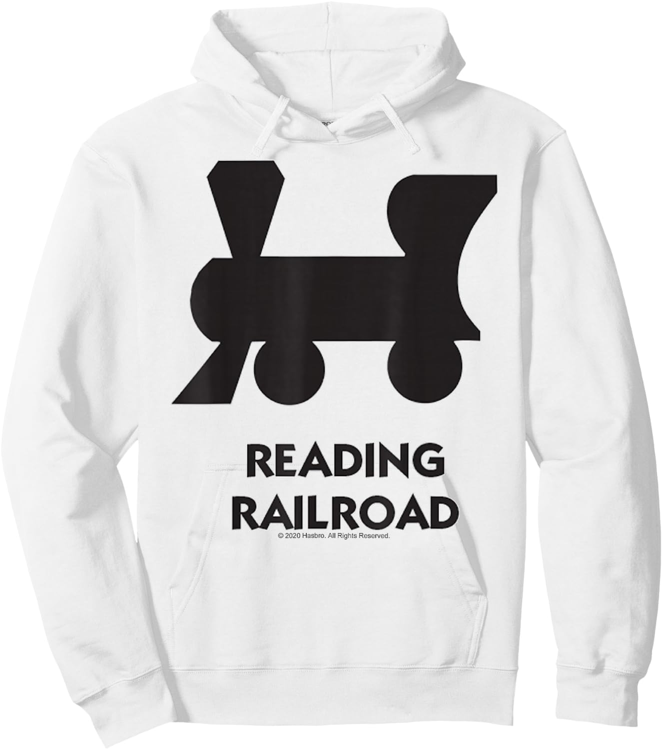 Monopoly Reading Railroad Hoodie - Hoodie | White