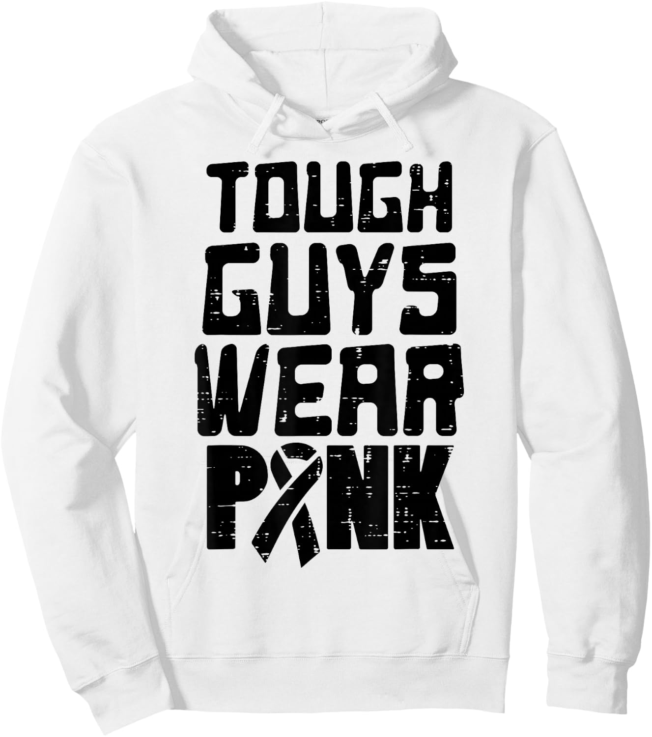 Breast Cancer Awareness Wear Pink Guys Men Boys Kids Teens Hoodie - Hoodie | White