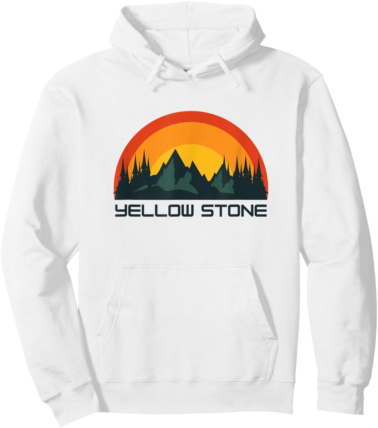Yellow Stone National Park Hoodie - Hoodie | White