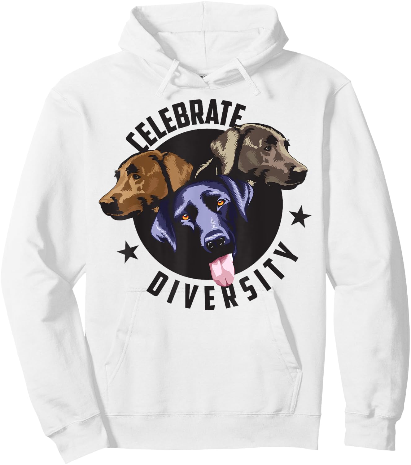 Cool Celebrate Diversity For Labrador Retriever Lovers Hoodie - Hoodie | White