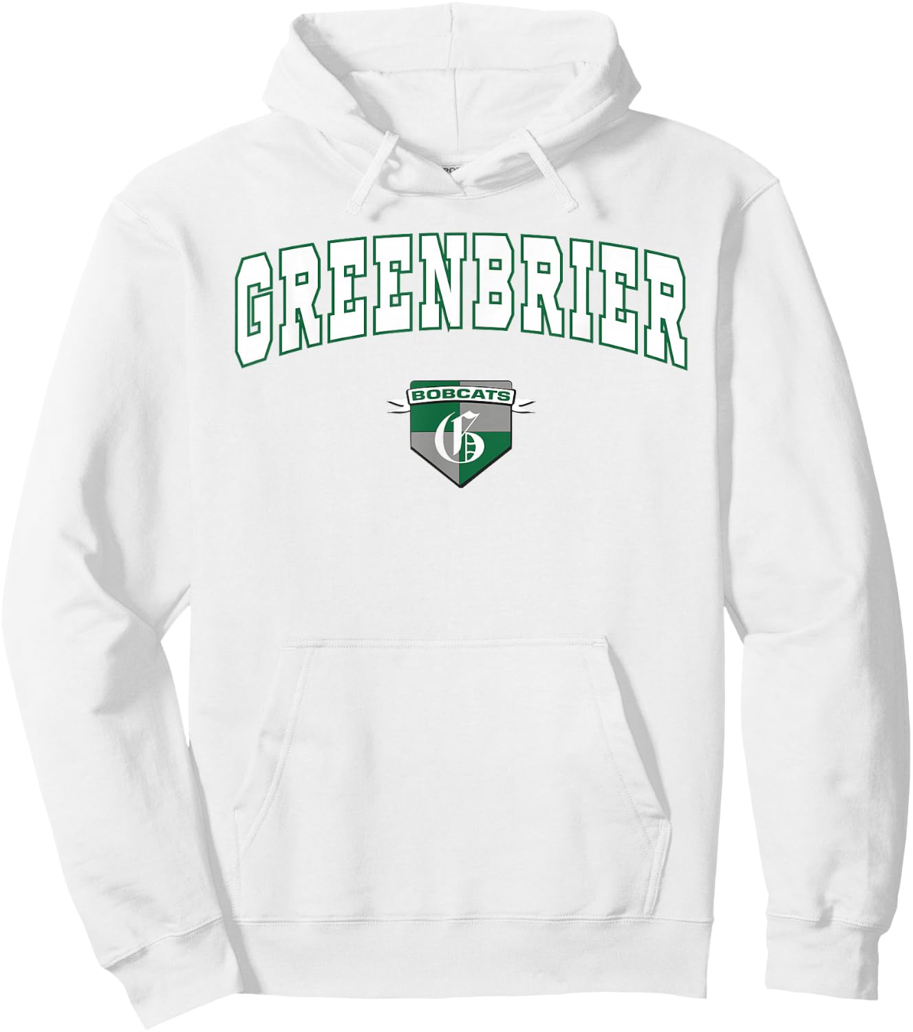 Greenbrier High School Bobcats Hoodie - Hoodie | White