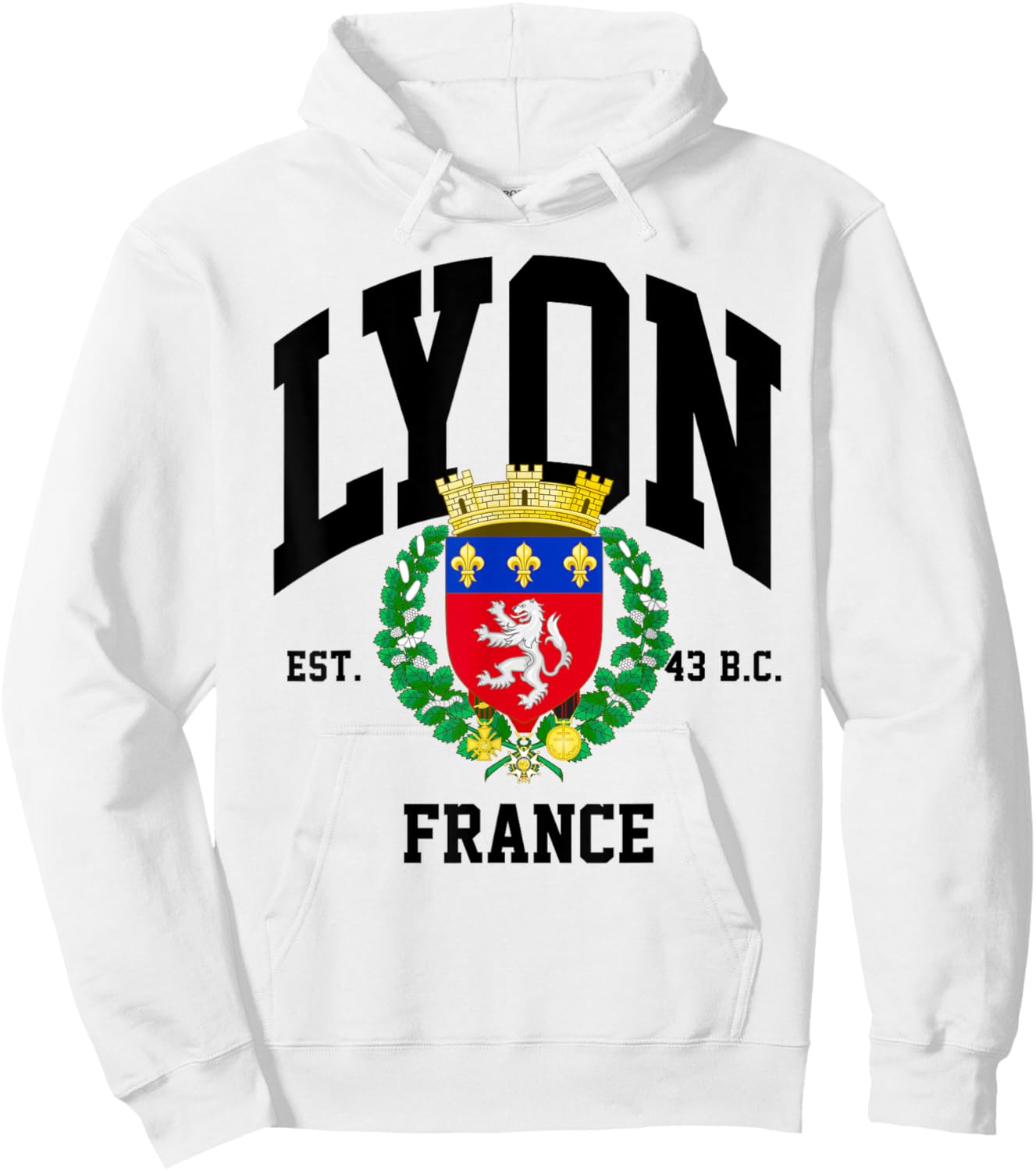 Lyon France Lyon family trip vacation France city Lyon home Hoodie - Hoodie | White