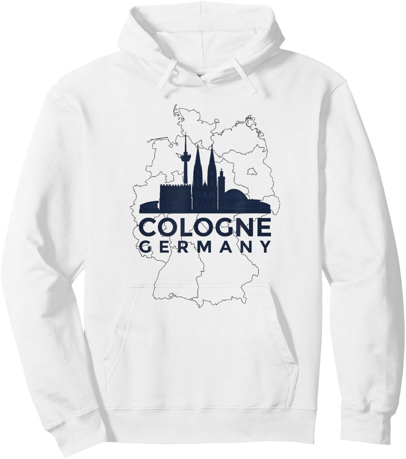 Cologne Germany, Cologne, German Hoodie - Hoodie | White