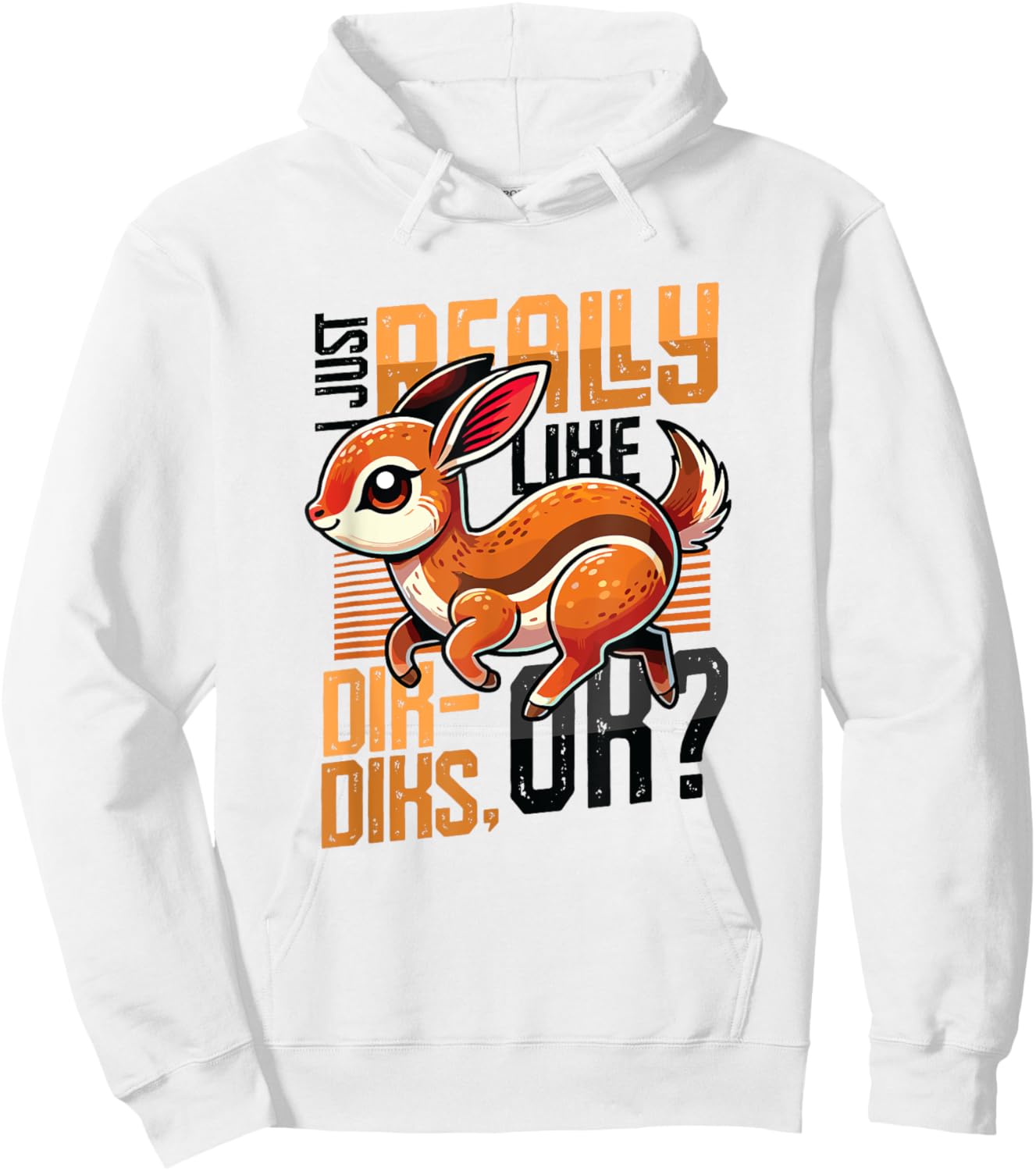 I Just Really Like Dik-diks Hoodie - Hoodie | White