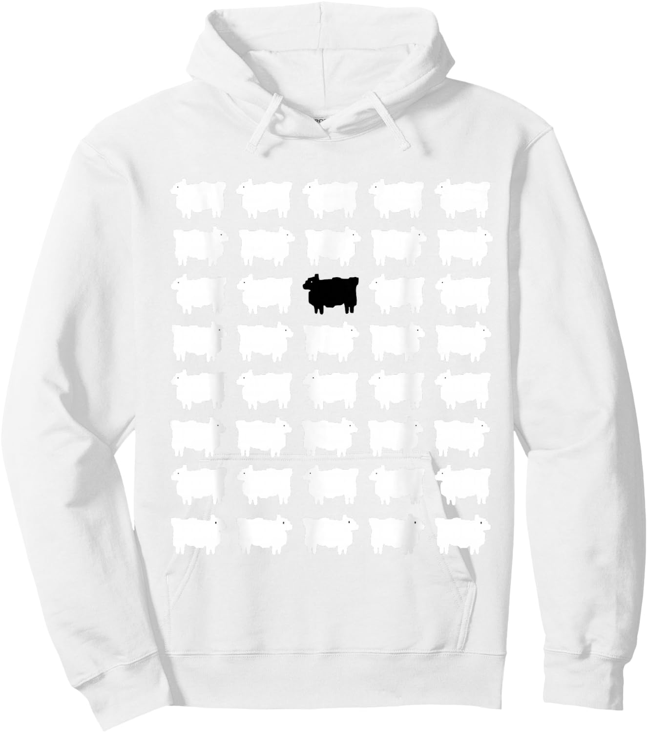 Princess Diana Black Sheep Sweater Design Memorabilia Hoodie - Hoodie | White