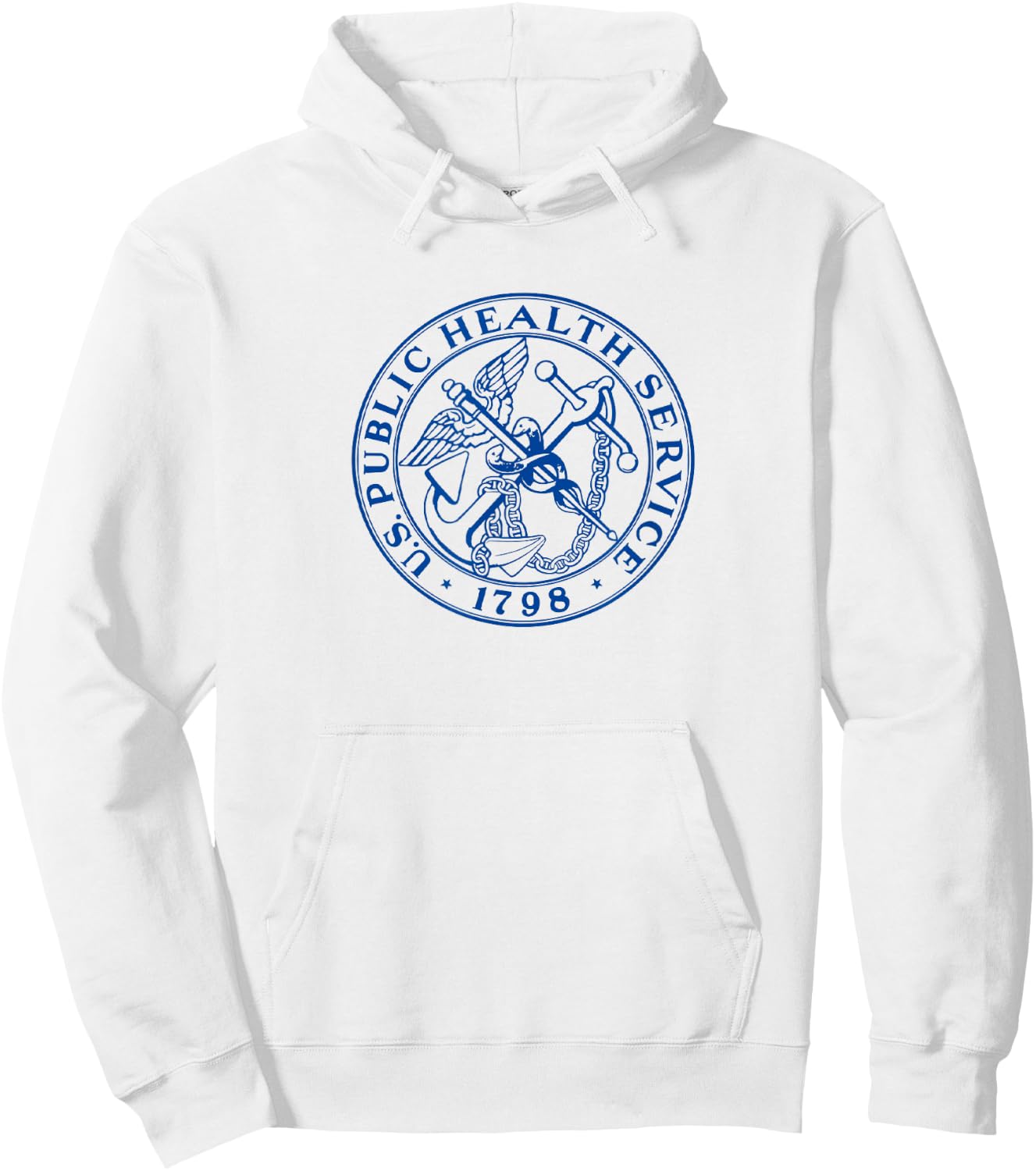 Federal PHS Shirts & Gifts US Public Health Service , Men's Grey Classic Fit Short Sleeve , Small Hoodie - Hoodie | White
