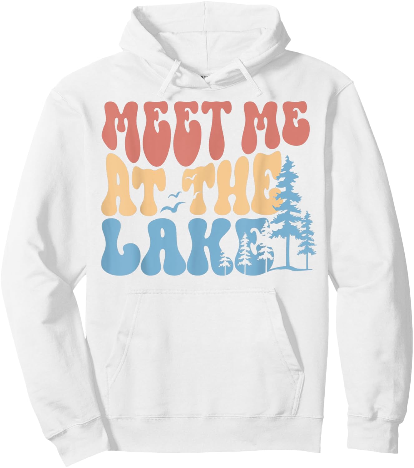 Lake Life Shirt Funny Lake Trip Camping Shirt Meet Me At Hoodie - Hoodie | White