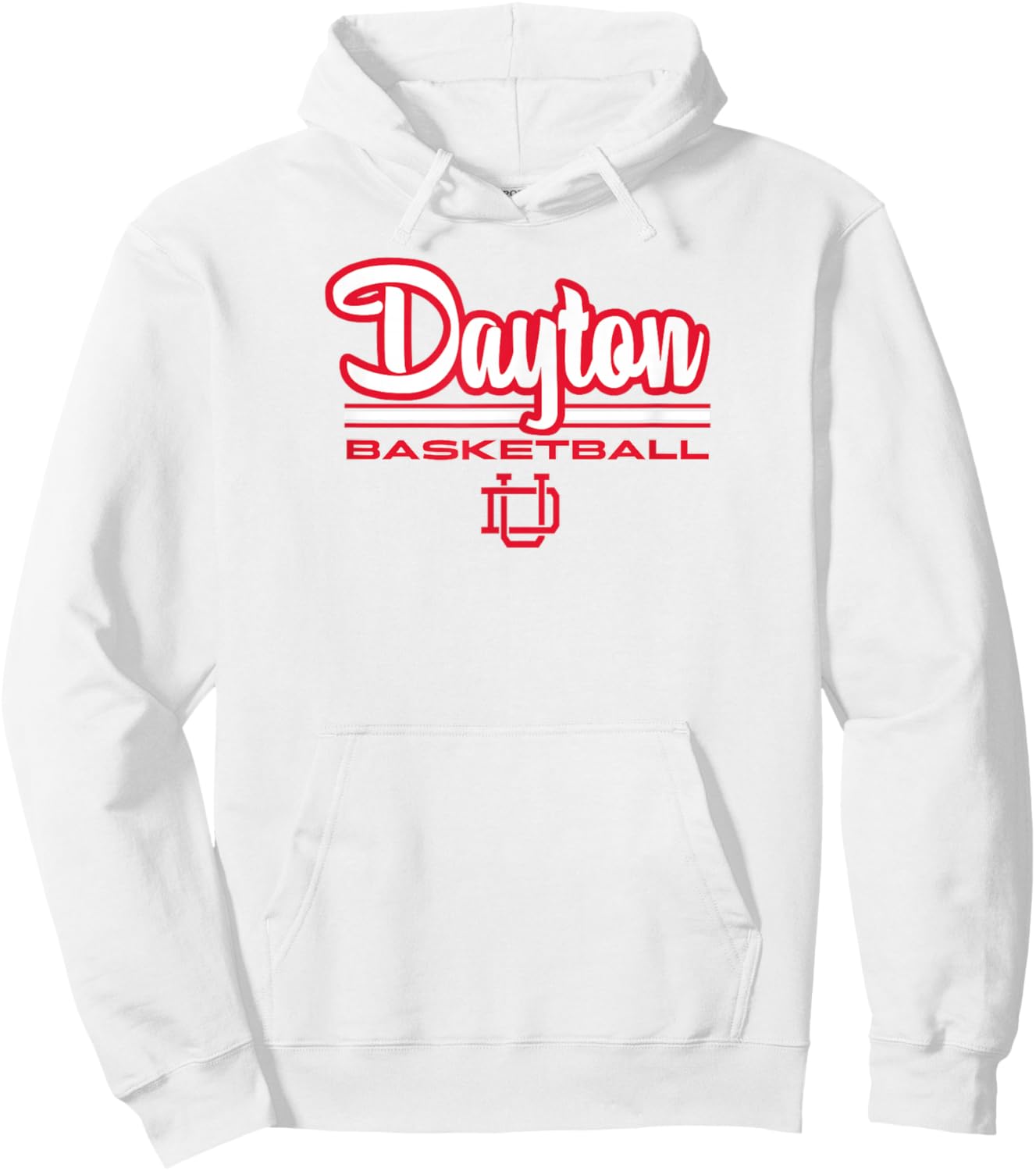 Dayton Basketball: Chapel Blue Hoodie - Hoodie | White