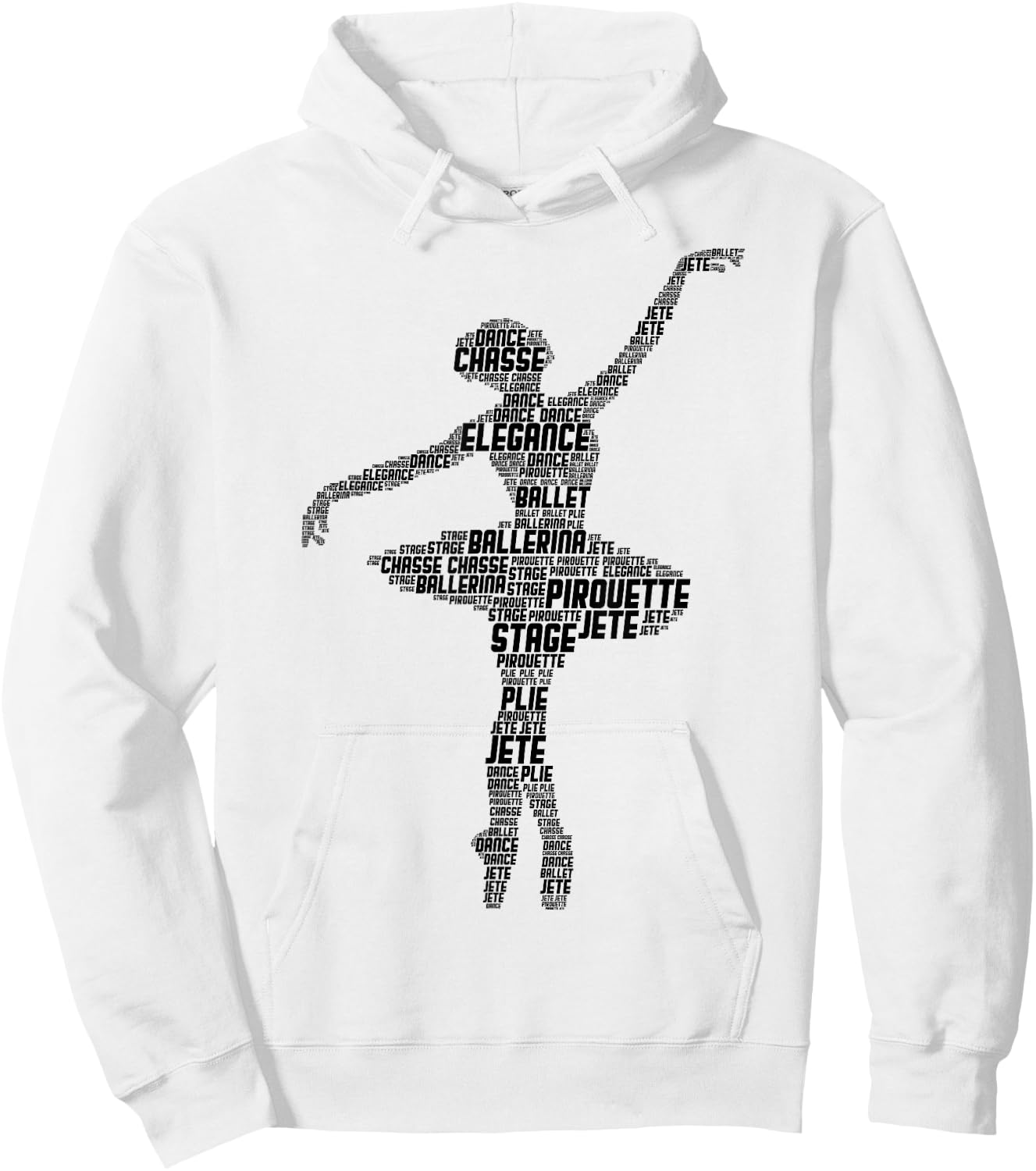 Ballerina Ballet Girls Women Hoodie - Hoodie | White