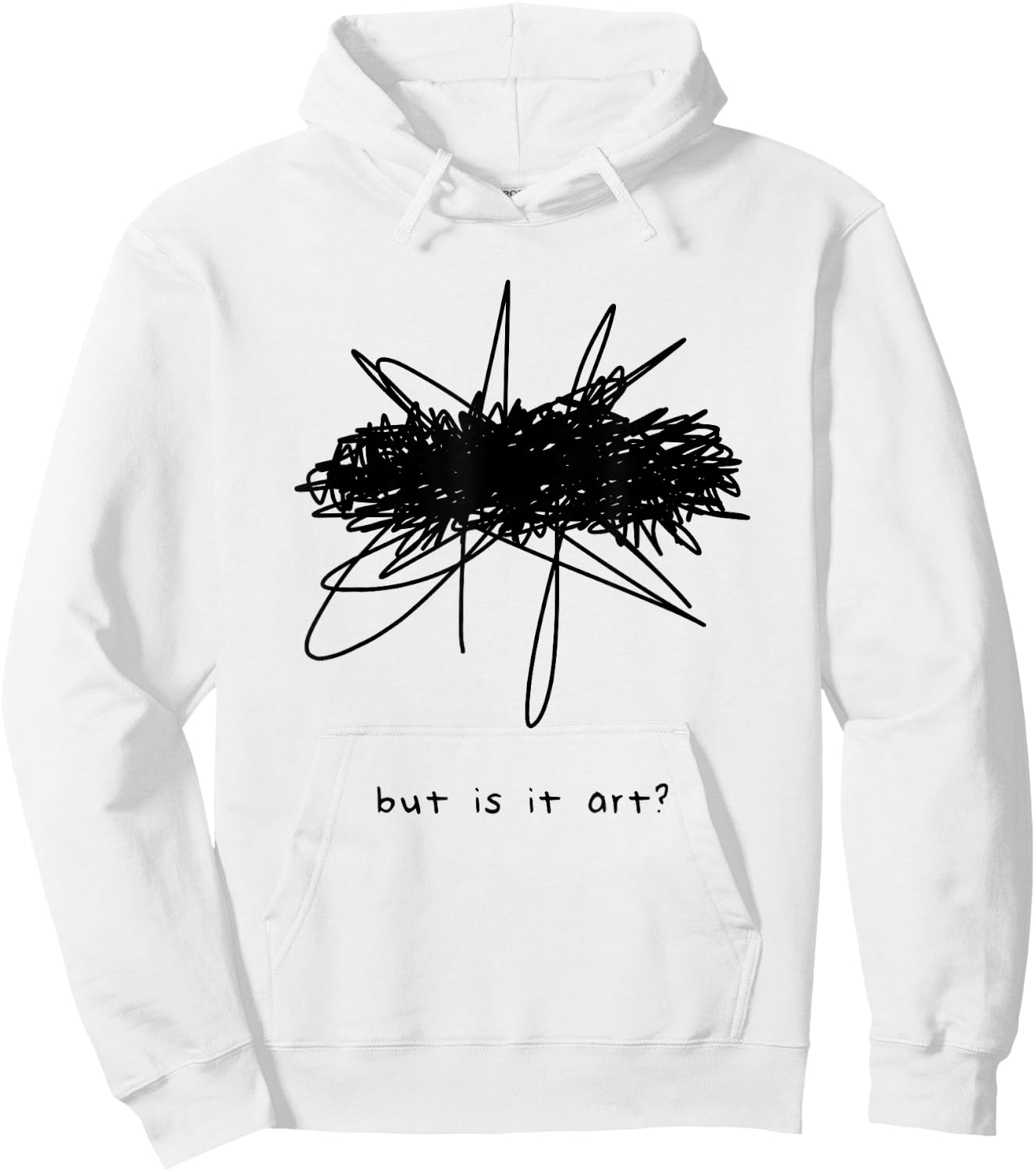 Artful But Is It Art Modern Art Museum Hoodie - Hoodie | White
