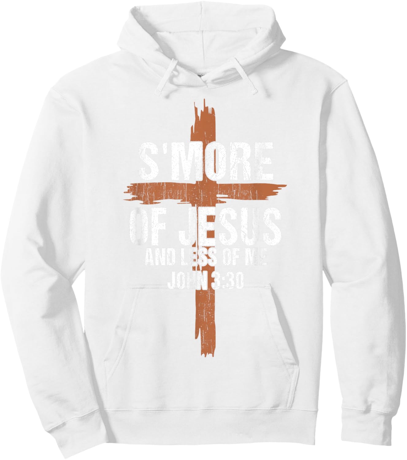 Women S'more Of Jesus And Less Of Me Funny Camping Christian Hoodie - Hoodie | White