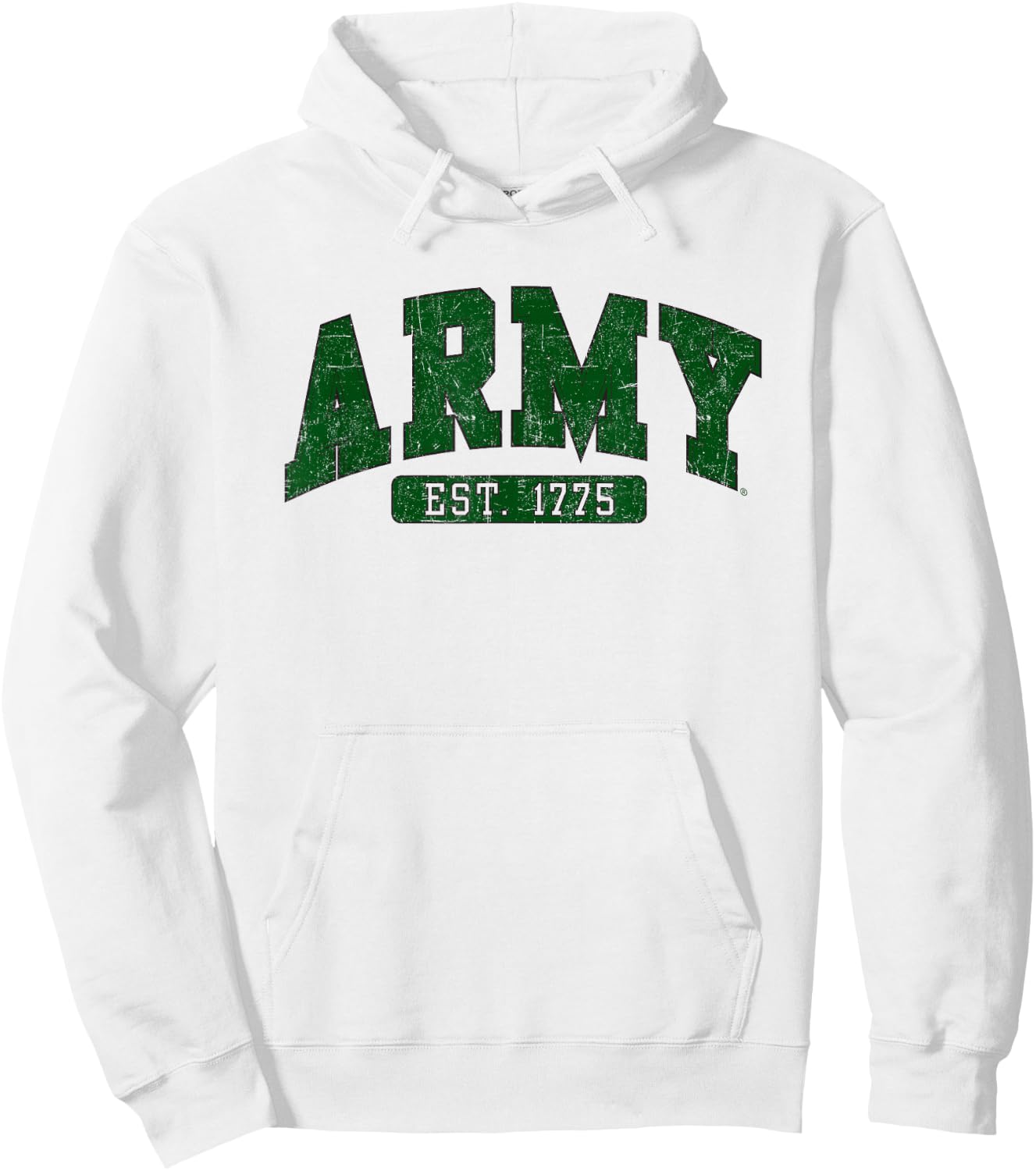 Army United States Military Retro Officially Licensed Hoodie - Hoodie | White