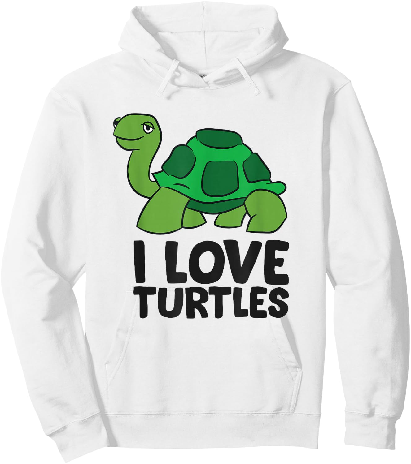 Love Sea Turtles Gift I Love Turtles Hoodie - Hoodie | White