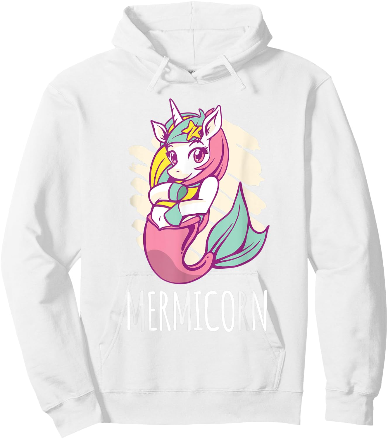 Mermicorn Unicorn Mermaid Hoodie - Hoodie | White
