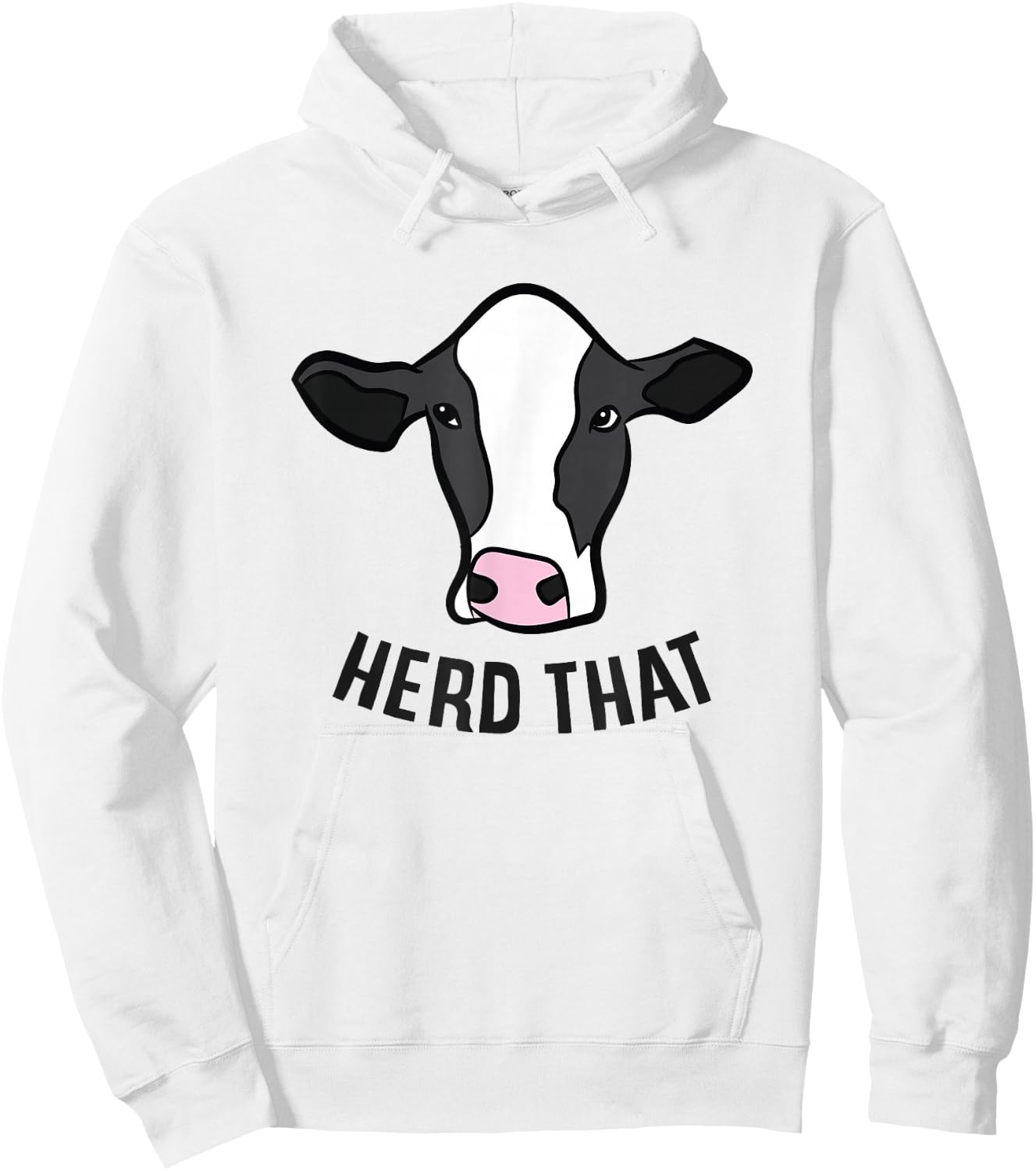 Cow Farming Funny Cow Farmer Herd That Funny Cattle Cows Hoodie - Hoodie | White