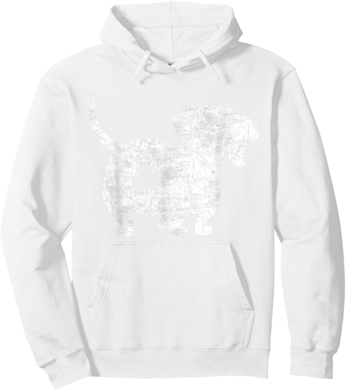 St. Patricks Day Dachshund Wiener Dog Gifts Women Hoodie - Hoodie | White