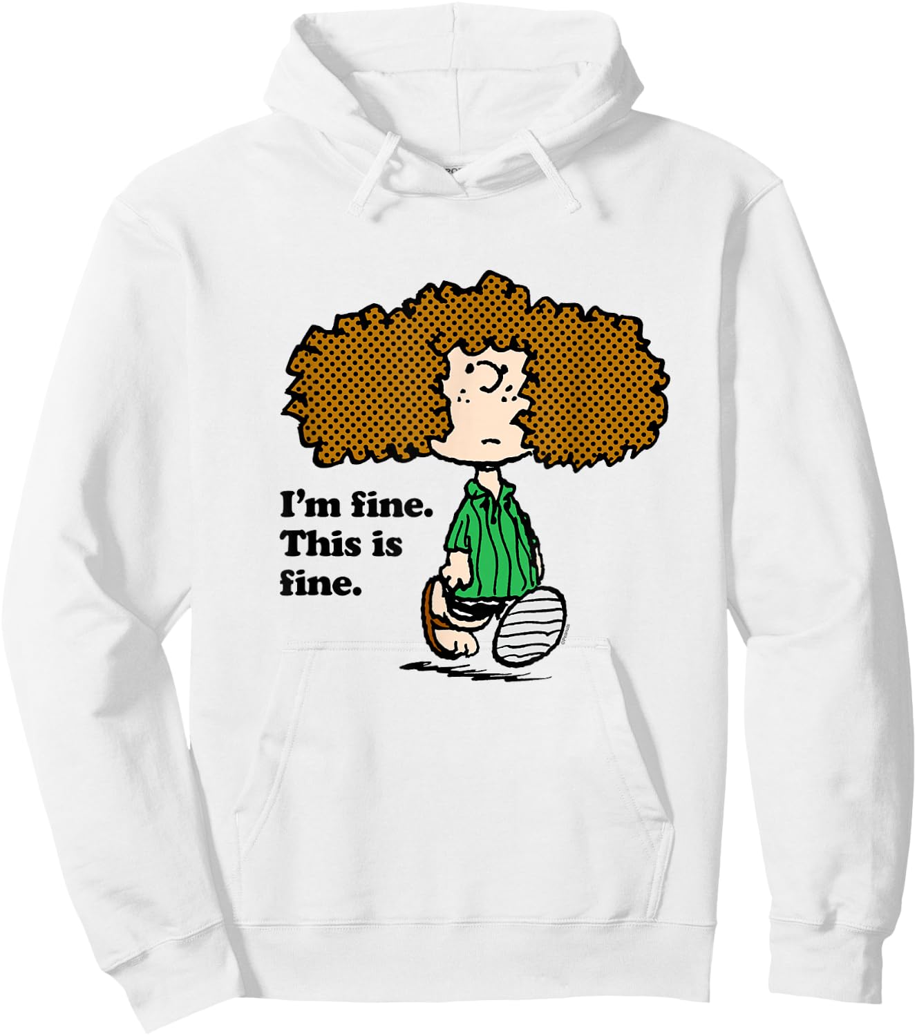 Peanuts - Patty I'm Fine Hoodie - Hoodie | White