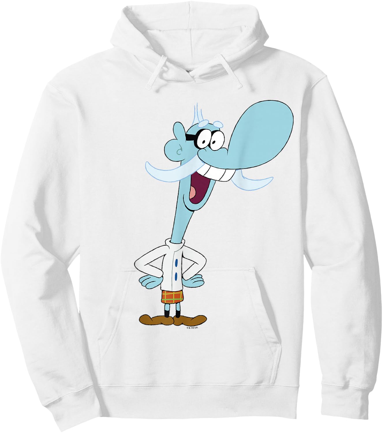 Chowder Mung Daal Happy Pose Full Body Shot Hoodie - Hoodie | White