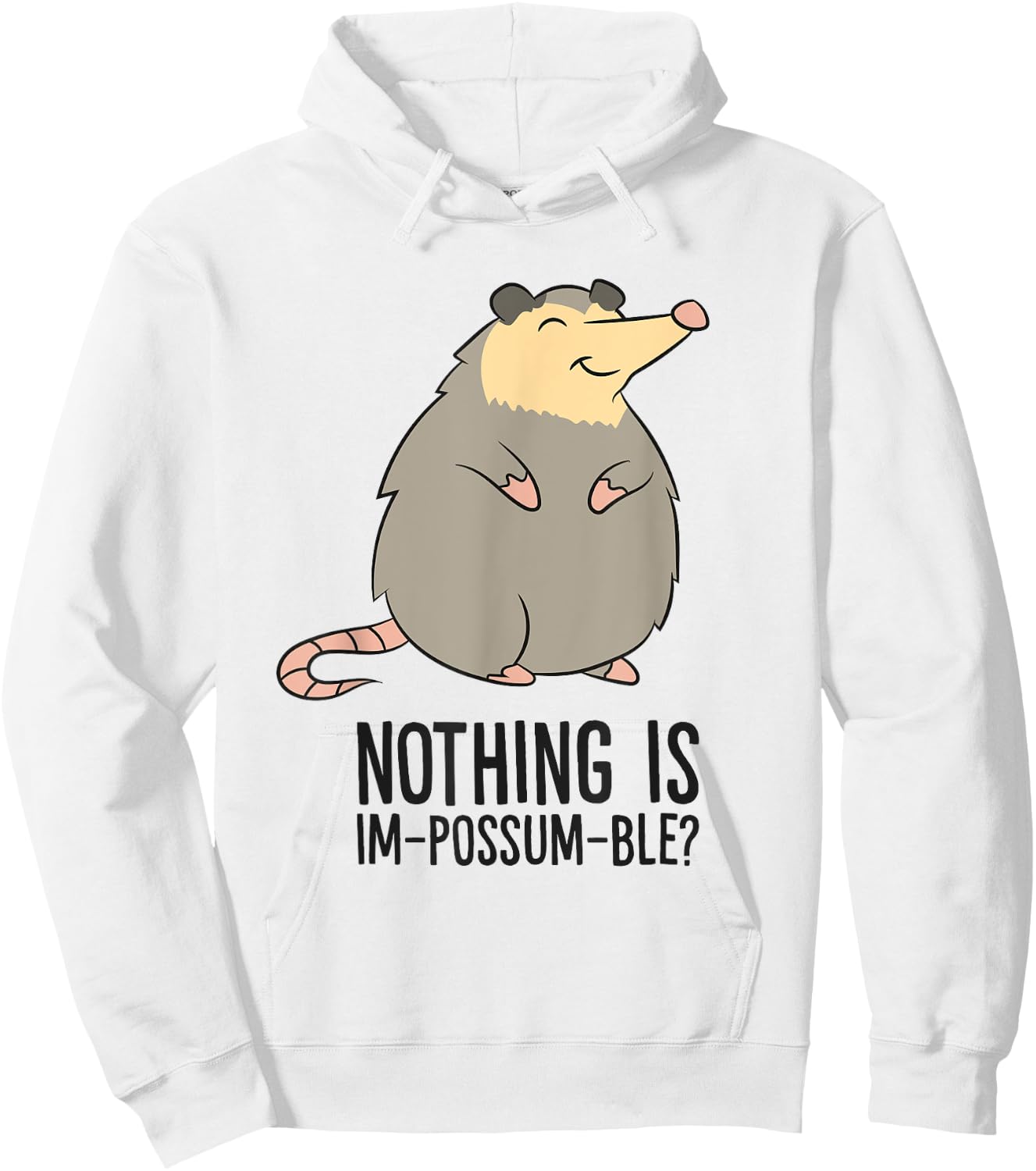 Possum Nothing Is In Possum Ble Cute Possum Hoodie - Hoodie | White