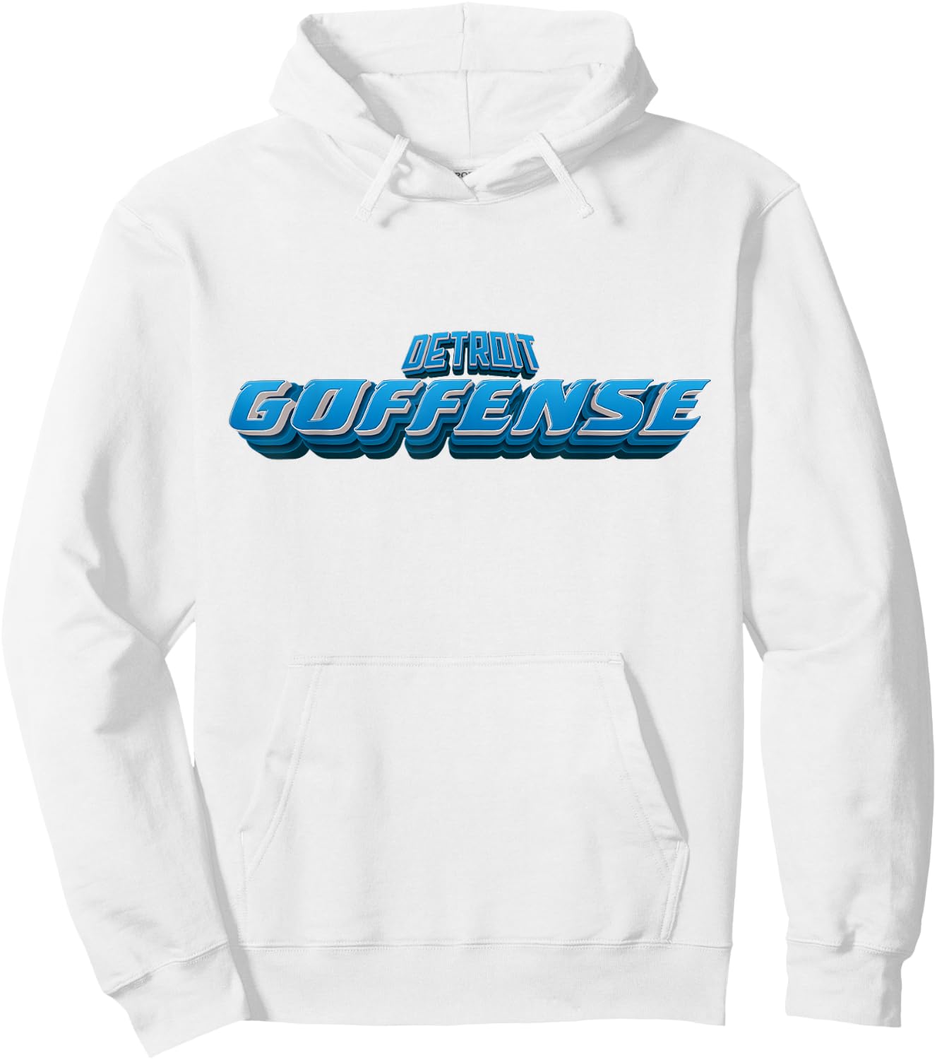 Detroit Football Goffense Hoodie - Hoodie | White