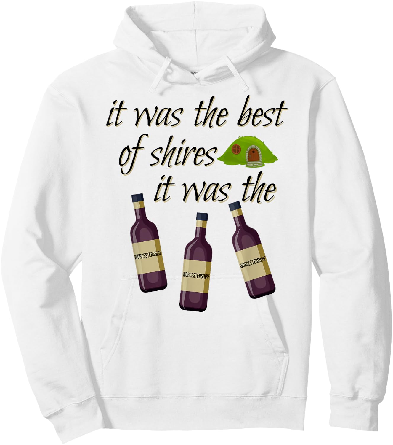 It was the Best of Shires It was the Worcestershires Hoodie - Hoodie | White