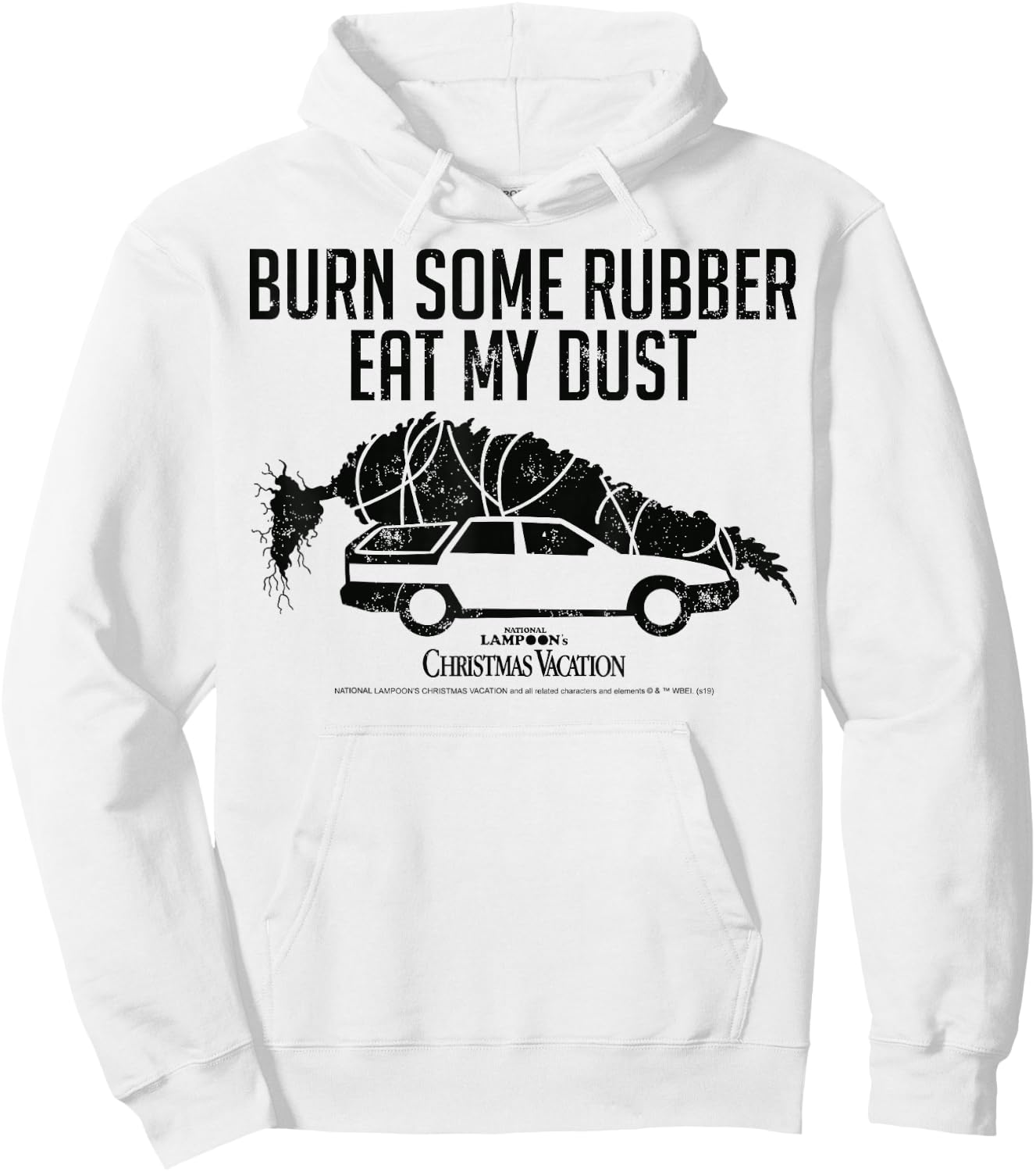 National Lampoon's Christmas Vacation Eat My Dust Vintage Hoodie - Hoodie | White