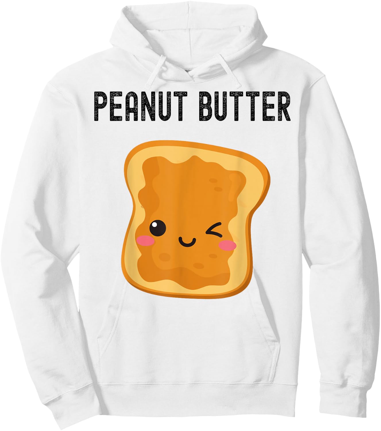 Peanut Butter Jelly Best Friend Couples Matching Hoodie - Hoodie | White