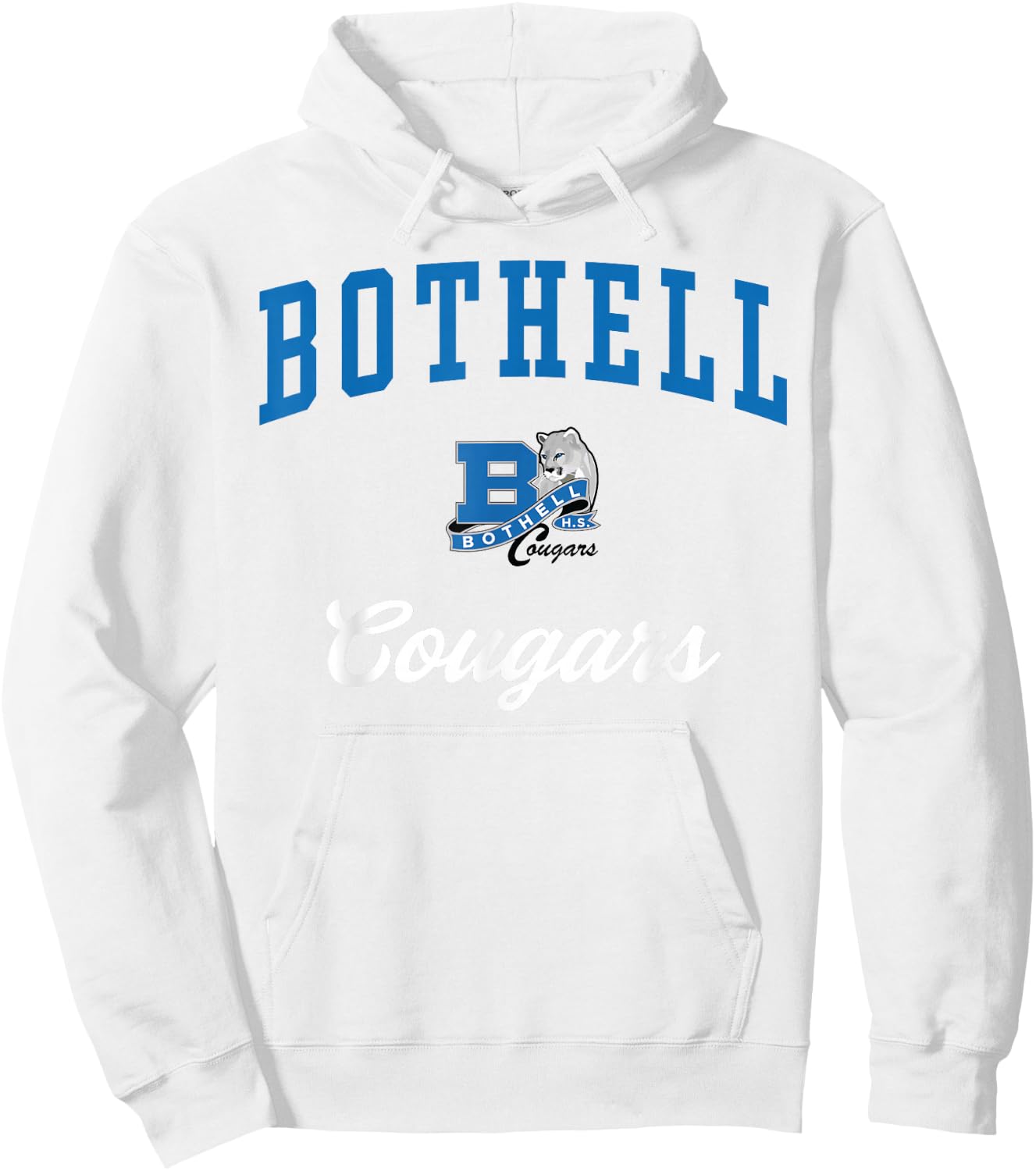 Bothell High School Cougars Hoodie - Hoodie | White