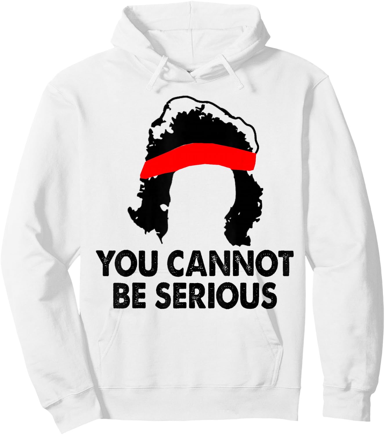 You Cannot Be Serious Tennis Player Humor Hoodie - Hoodie | White
