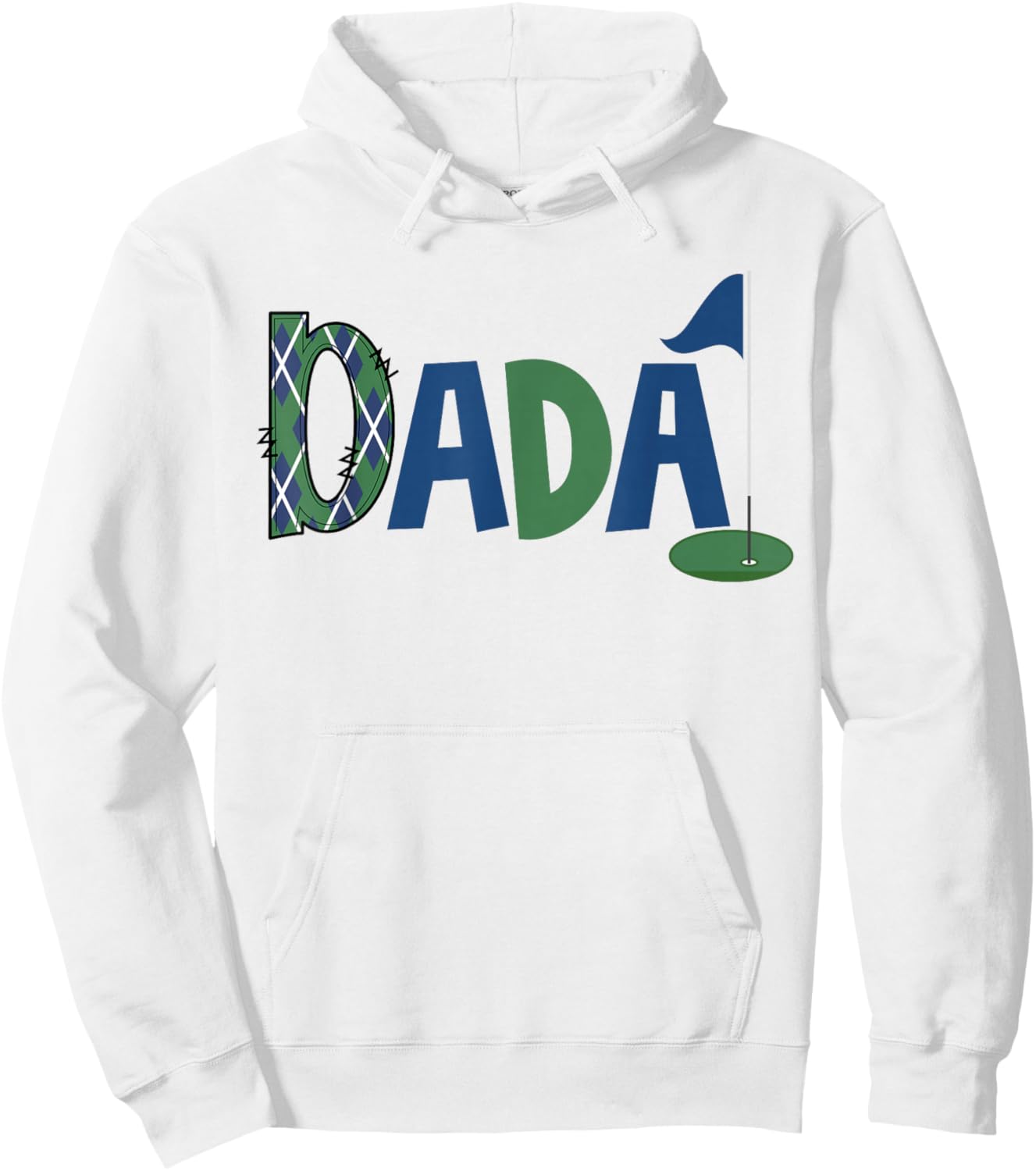 Dada of The Birthday Boy Hole in One Golf Sport Matching Hoodie - Hoodie | White