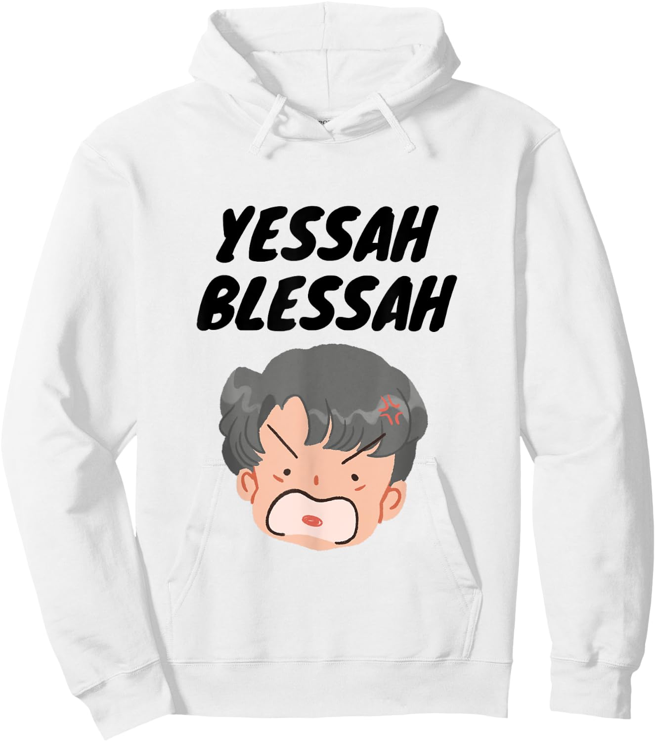 Yessah Blessah Hoodie - Hoodie | White